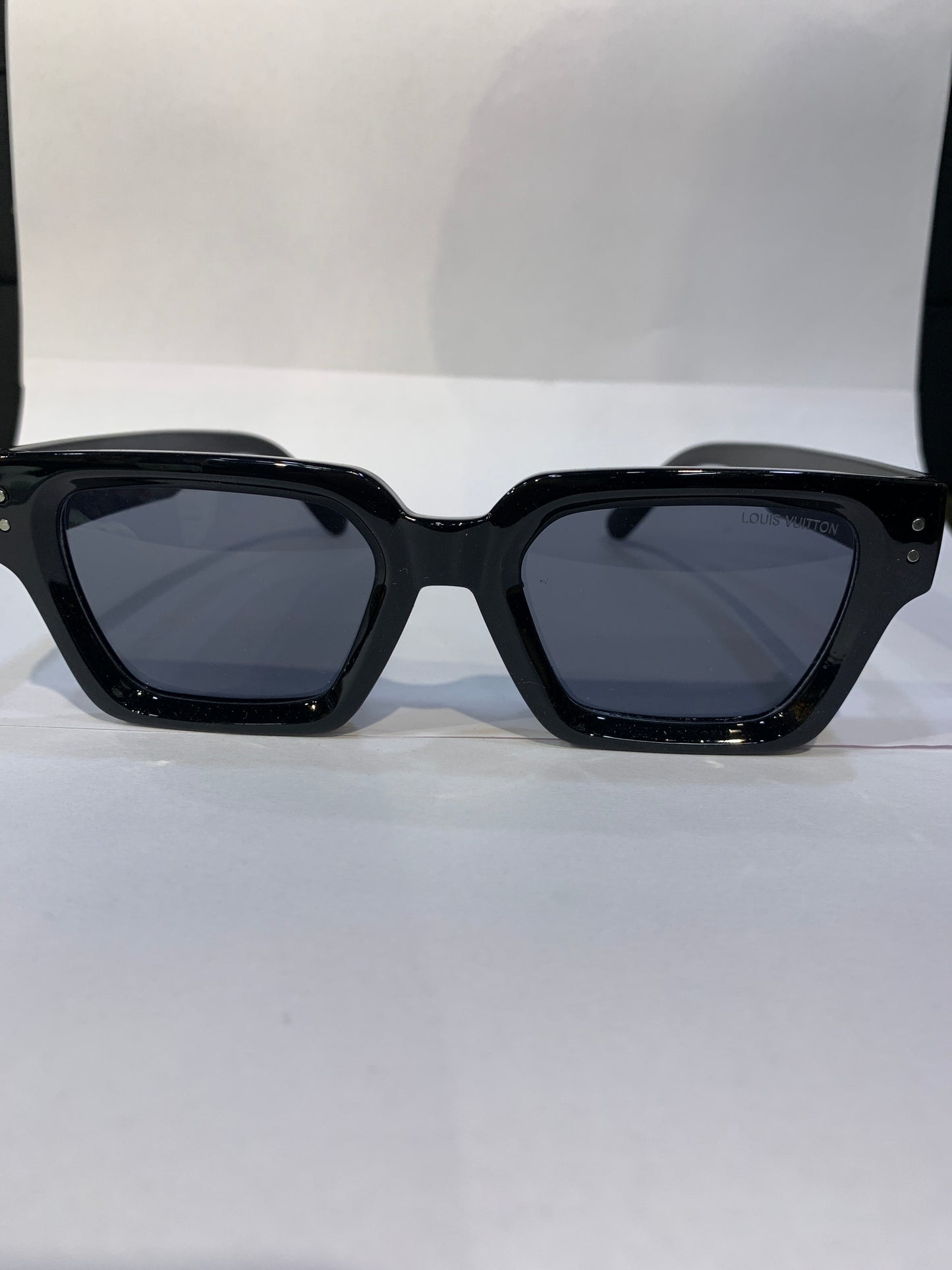 UOL Black Frame Black Shade Unisex Sunglasses W-12001 50 23 145 C1