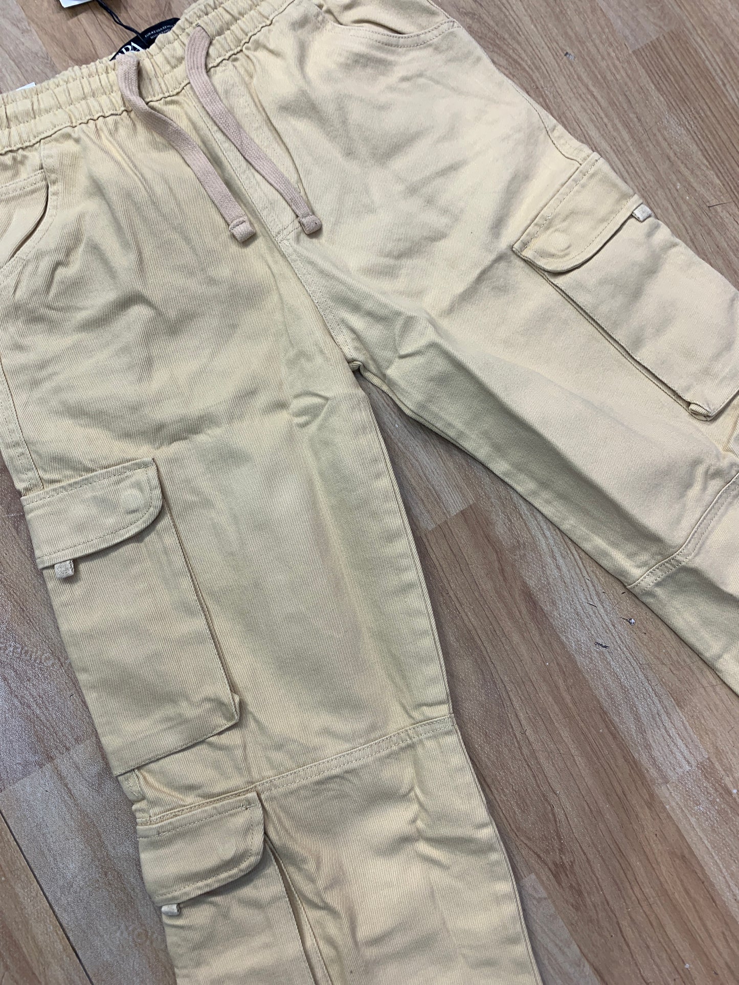 RAZ Cargo Yellow Colour Six Pocket Straight Fit H9042