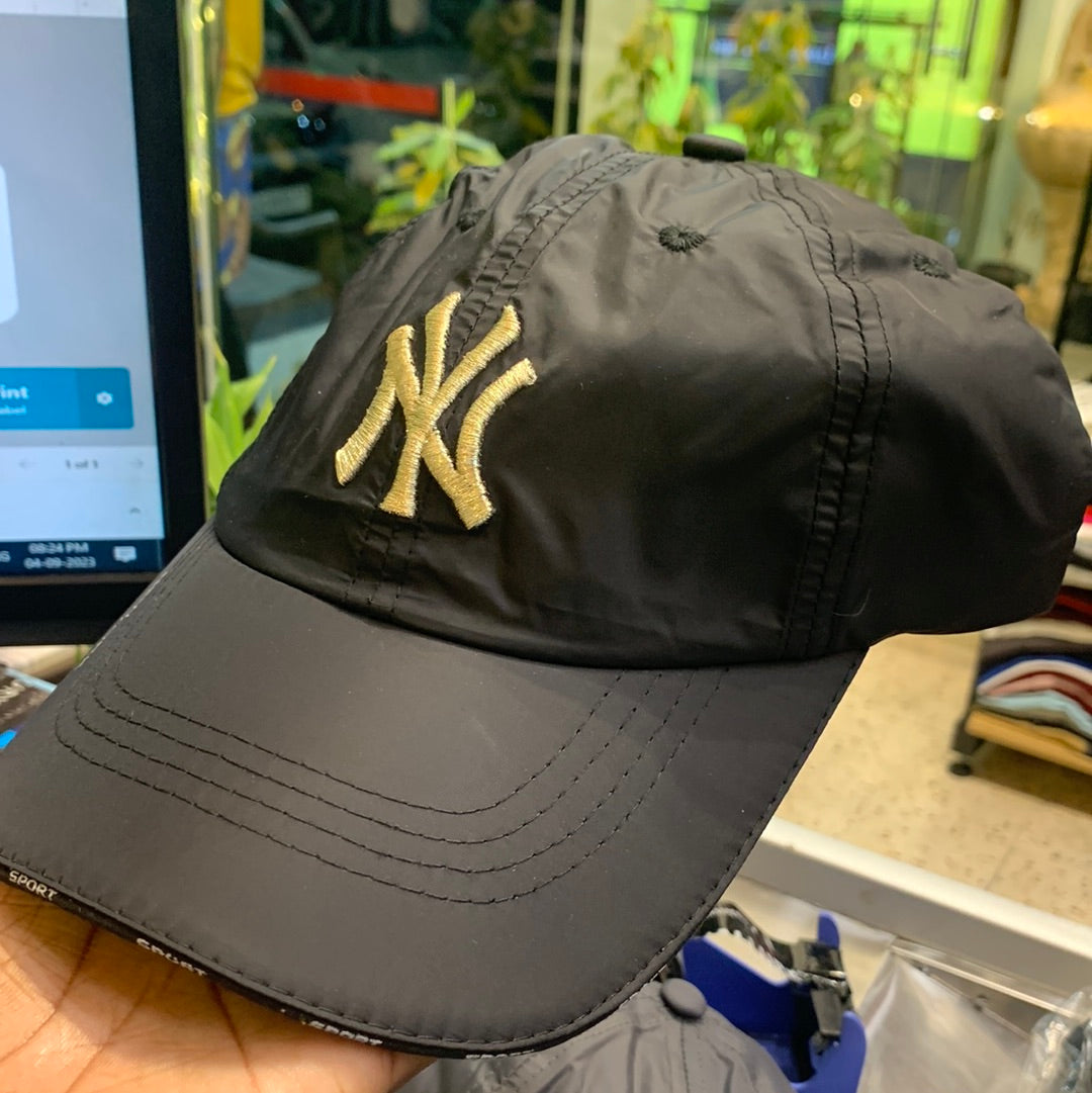 YN White Cap Gold Embroidery 300162