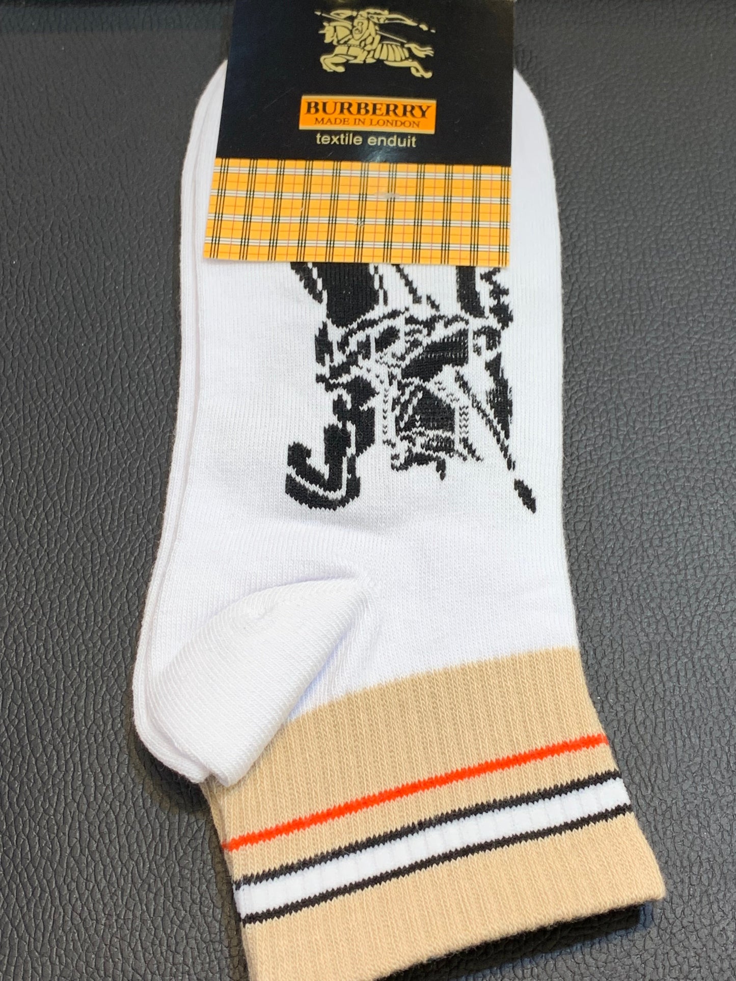 RUB White Colour Mid Ankle Socks 987160