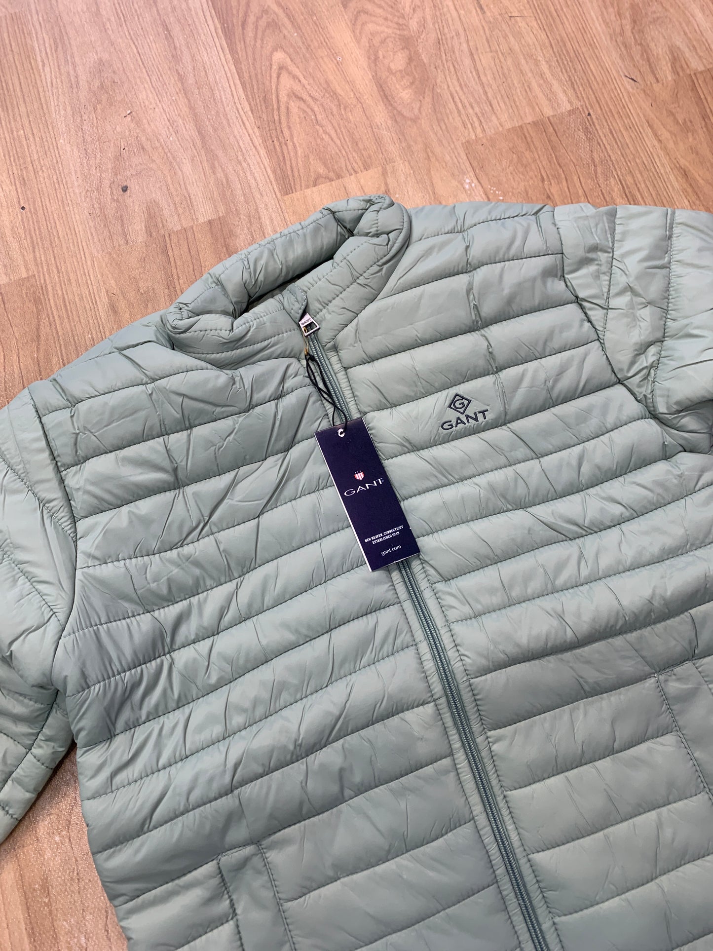 NAG Light Green Colour Lightweight Imported Quality Puffer Jackets 80832