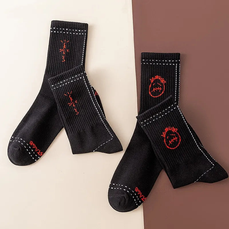 Cactus Jack Black Imported Quality Ankle Socks 989025