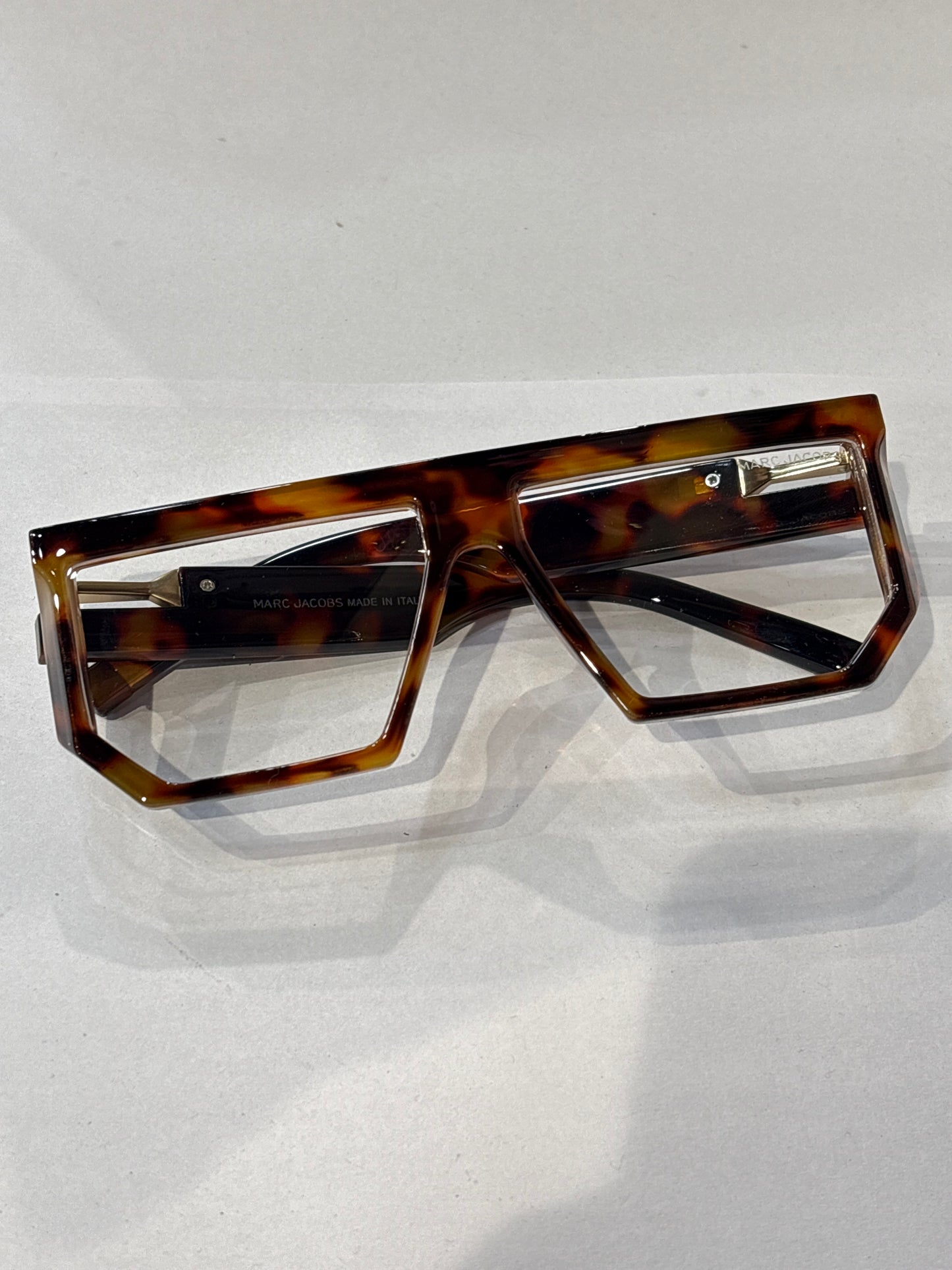 RAM Leopard Brown Frame Transparent Shade Unisex Sunglasses Sun044