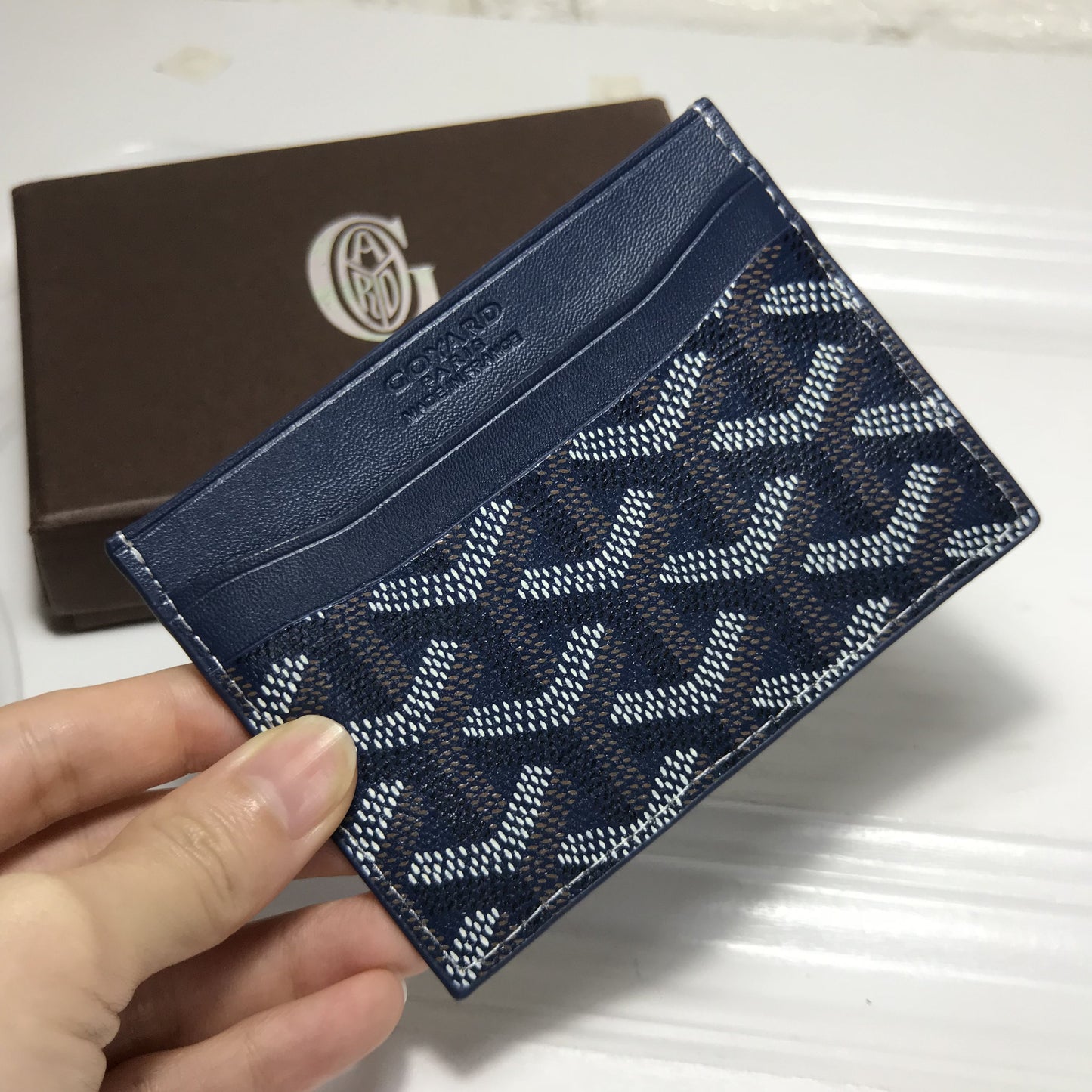 YOG GOY Genuine Leather Men Unisex Card Holder 988281