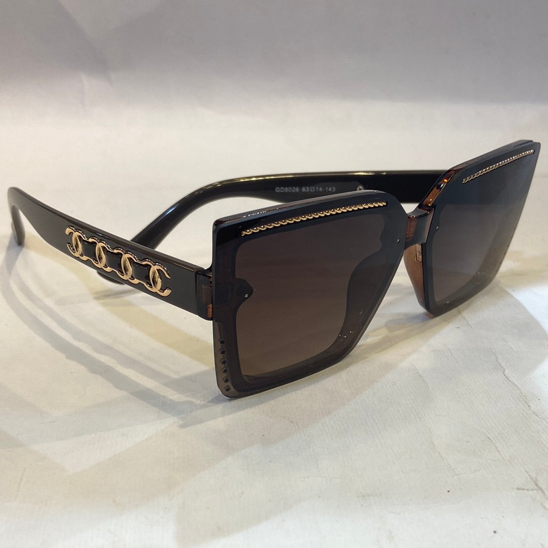 AHC Brown Frame Brown Shade Sunglasses GD8026 63 14-143