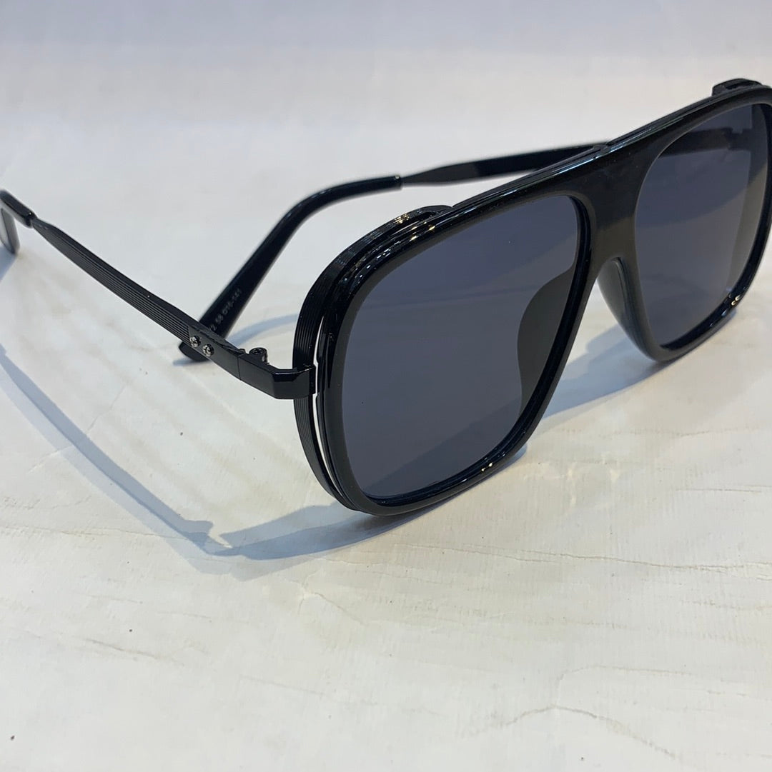 MAH Black Frame Black Shade Sunglass 2672 58 16-141