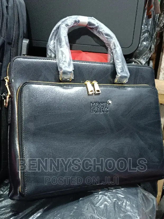 NOM MON Dark Brown Colour Unisex Premium Imported Quality Laptop bag 8205-5