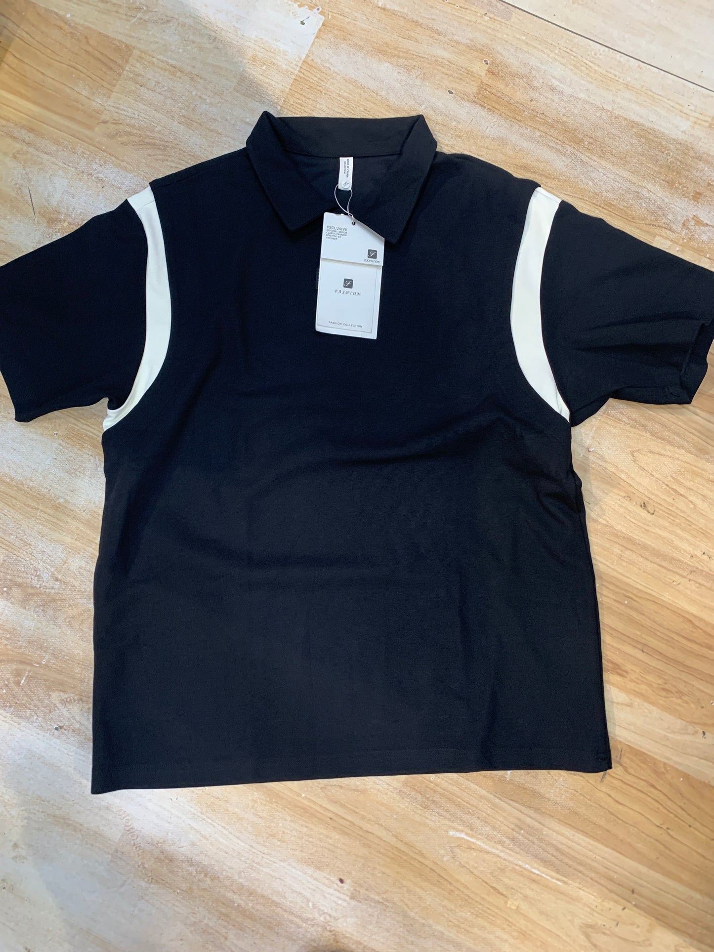 Black Collar Premium Quality Men’s Polo T Shirt 989410