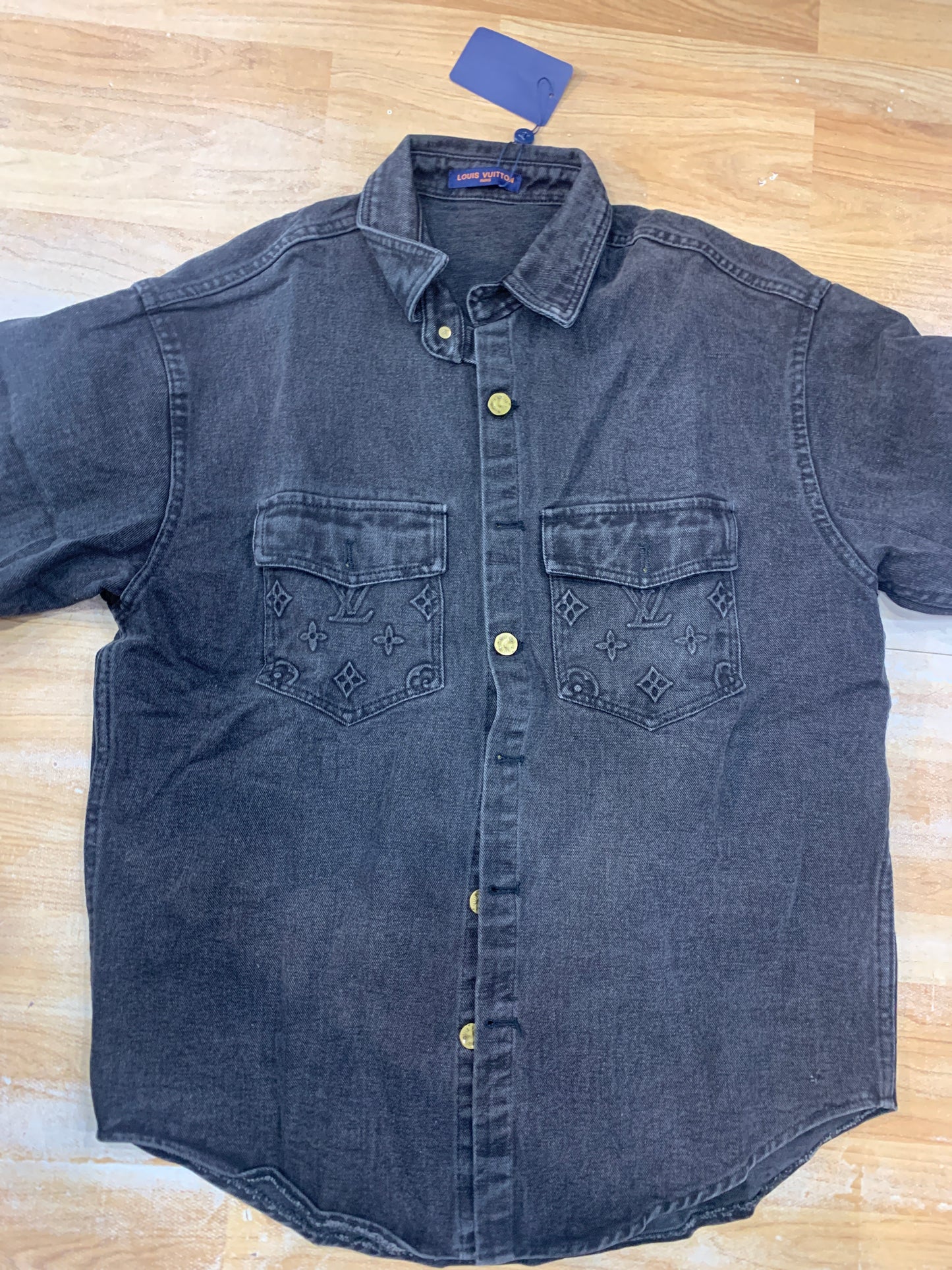 UOL Grey Shirt Half sleeve Baggy Fit 6666