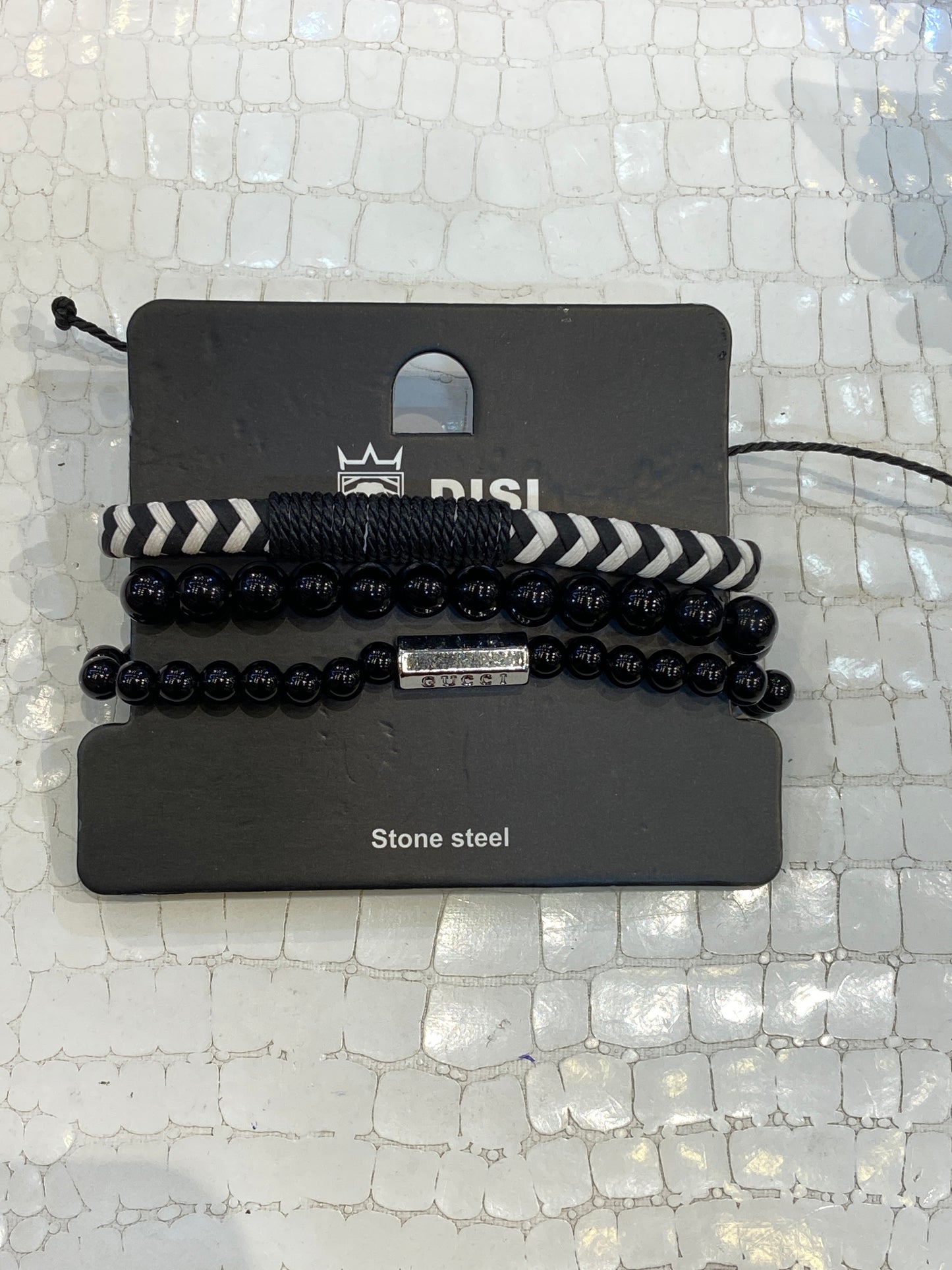 Imported Leather Bracelet 3 Set 988454