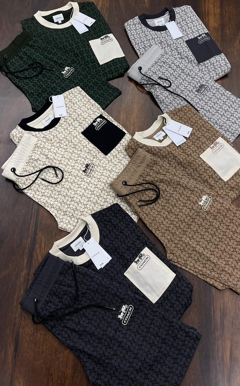 Aoc Grey Colour aoc Print Drop Should Coord Set Premium Quality 360006