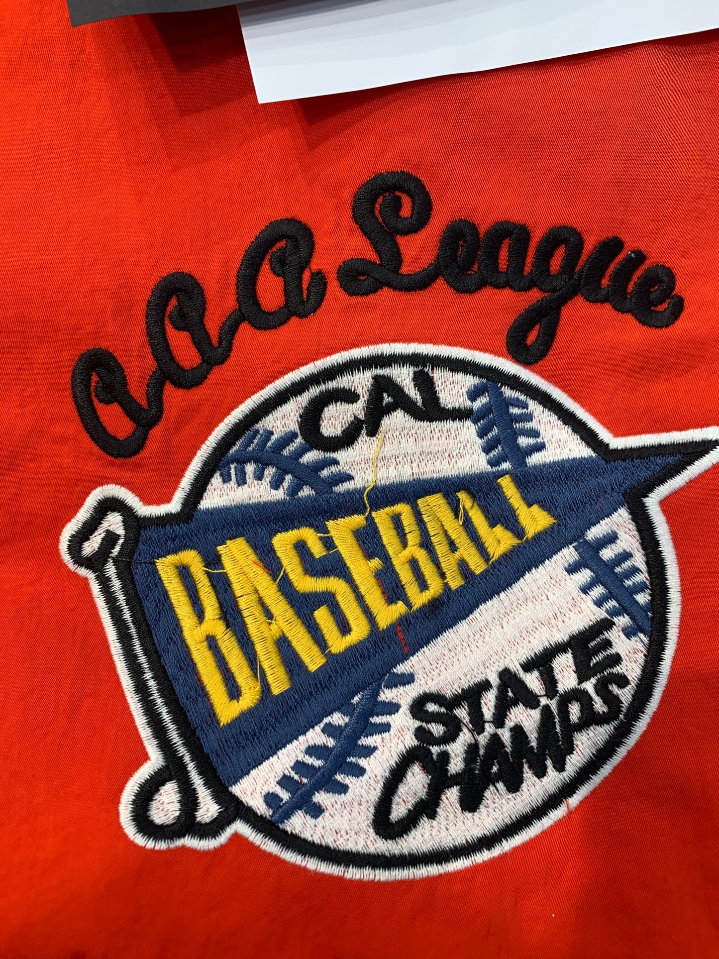 BASEBALL Red Colour With Back Print Premium Quality Zipper Jacket 28040