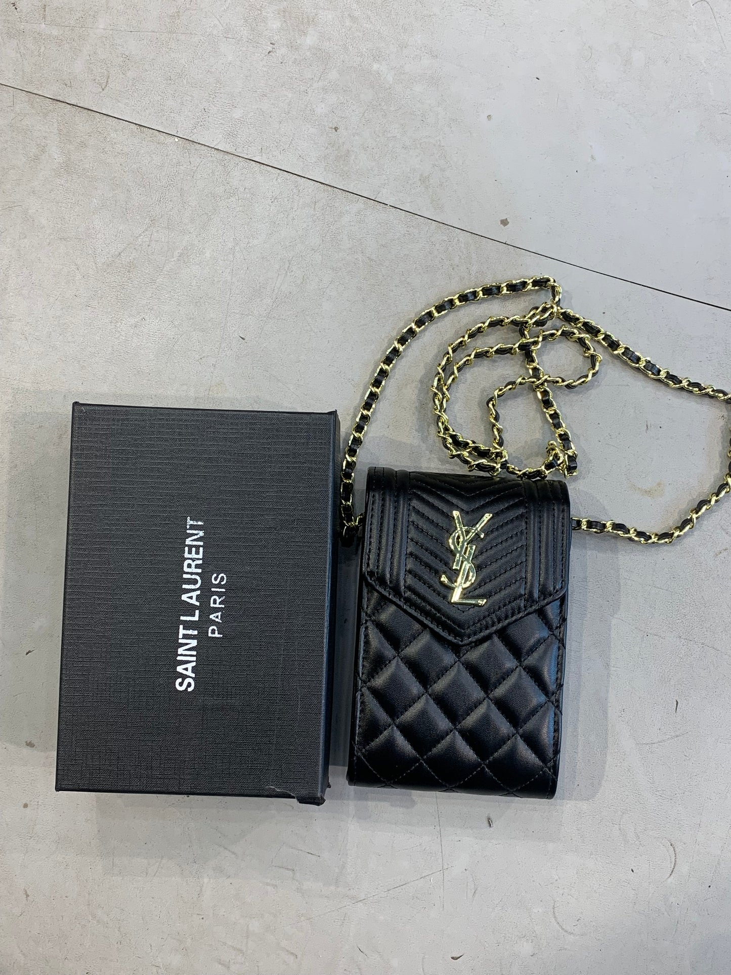 IAS SAI LSY Black Colour Protective Smartphone Wallet Bag Crossbody Bag, for Men & Women 3252