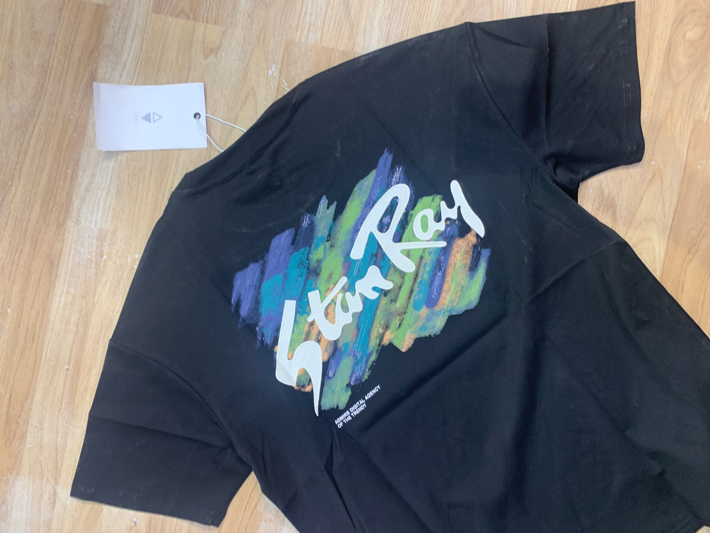 Wears Tshirt Black Colour Stan Ray Back Print 618