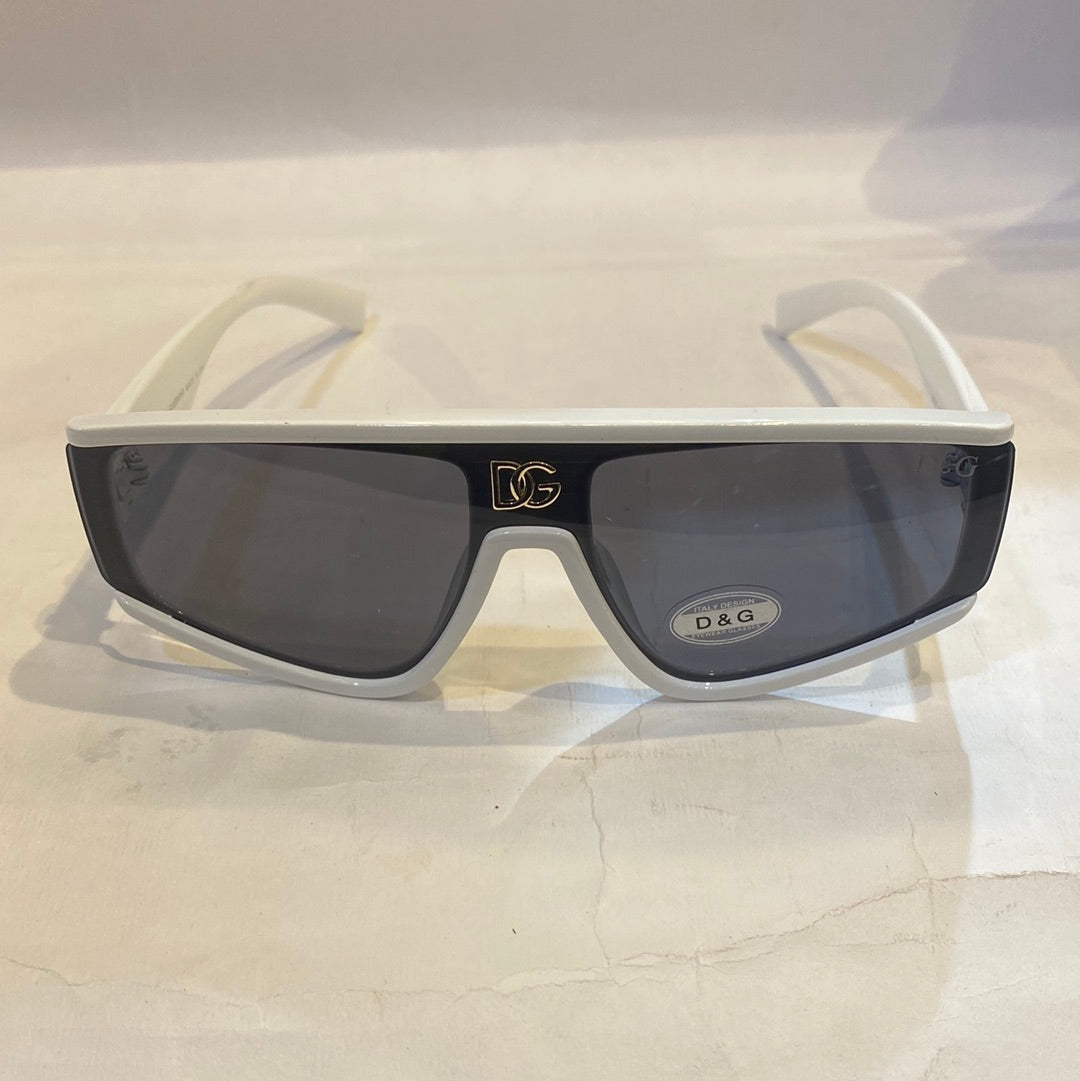 LOD White Frame Black Shade sunglass 9529 144-137