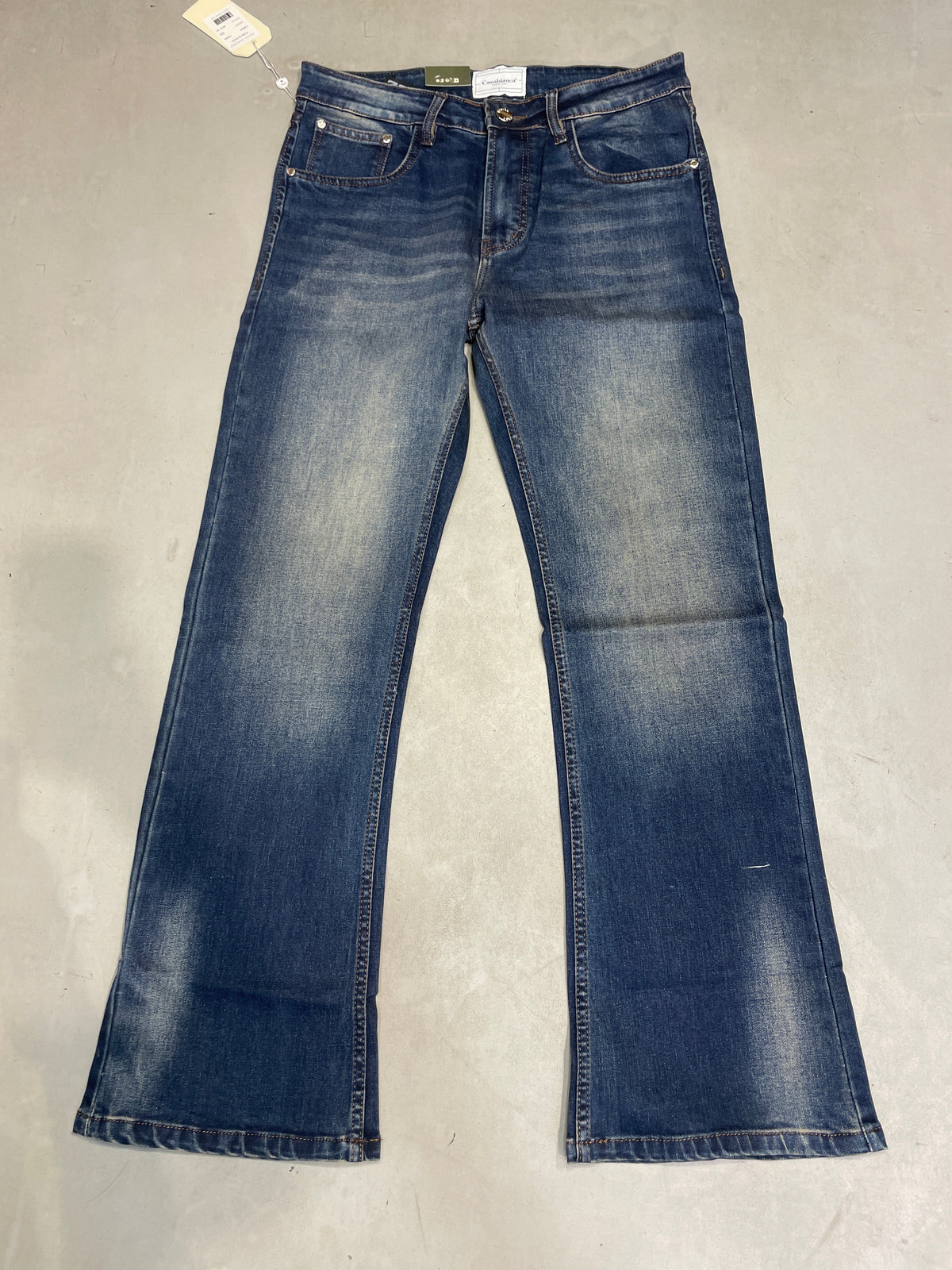 SAC CAS Dark Blue Colour Premium Quality Bootcut Fit Imported Jeans 5102-A