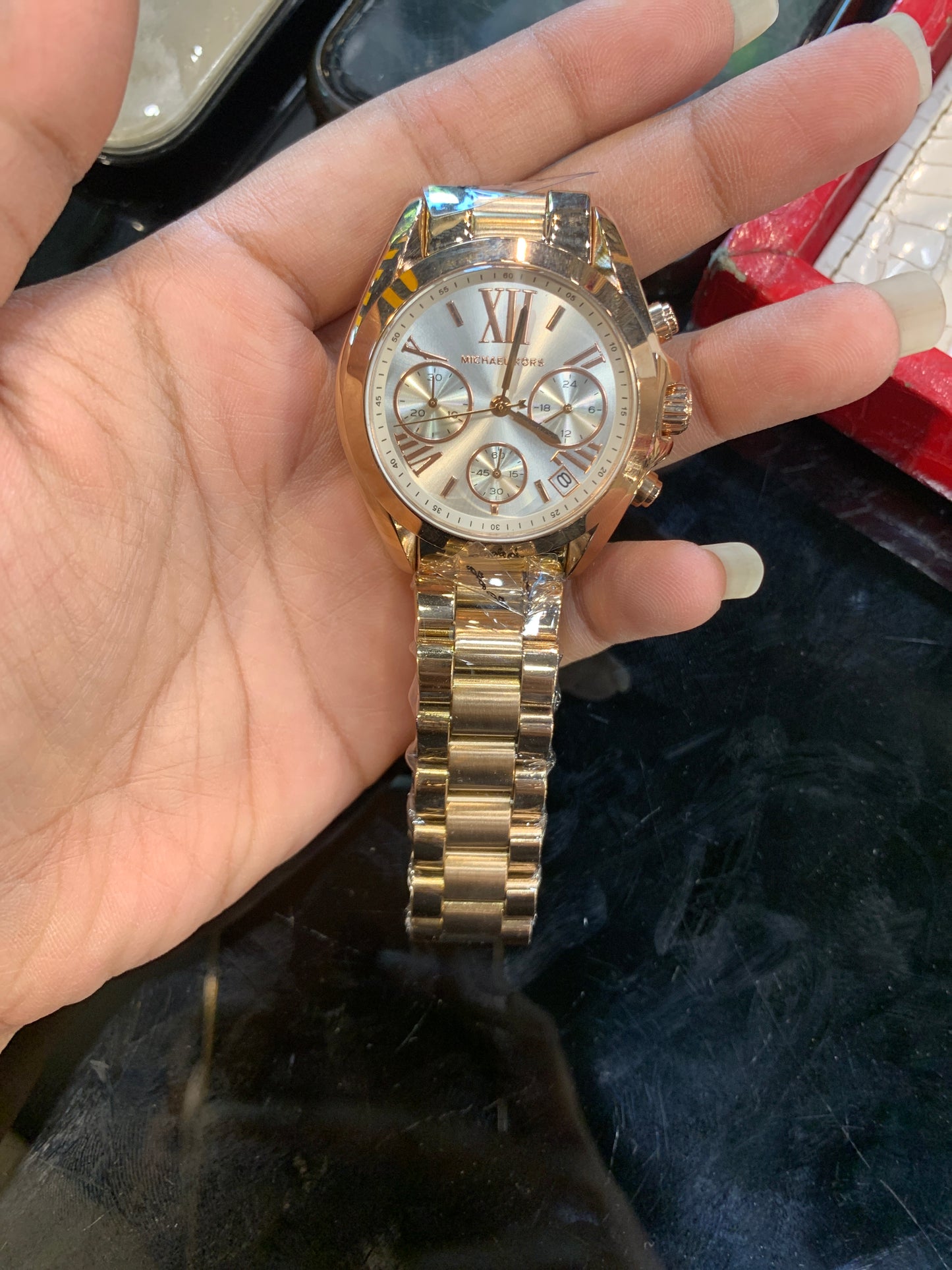 CIM MIC Copper Chain white dial Japanese ladies watch 990991