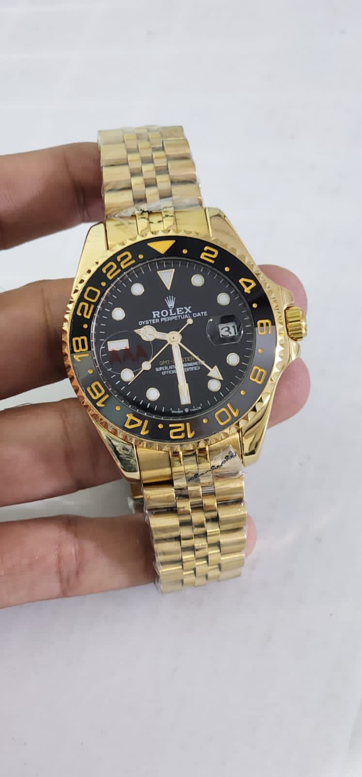 Lor Gold Chain Black Dial Automatic Men Watch 901535