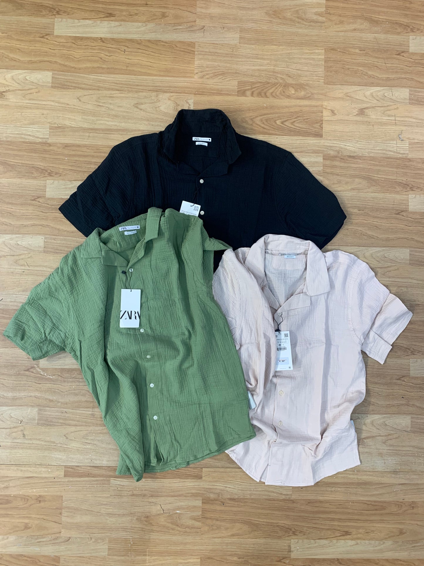 Zr Green Colour With Premium Quality Half Sleeve Shirt 7139