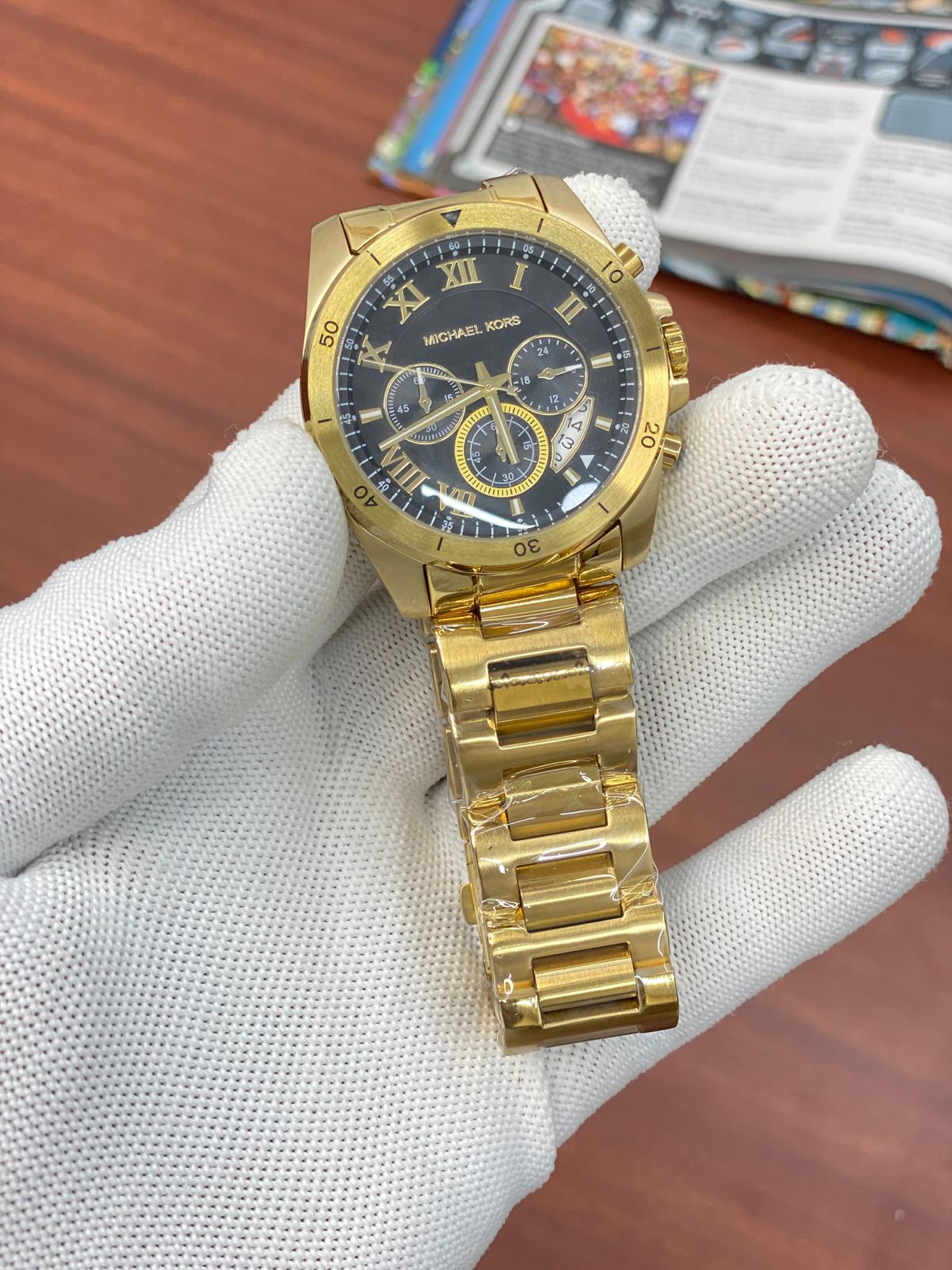 Cim Golden Chain Black Dial Men Watch 901858