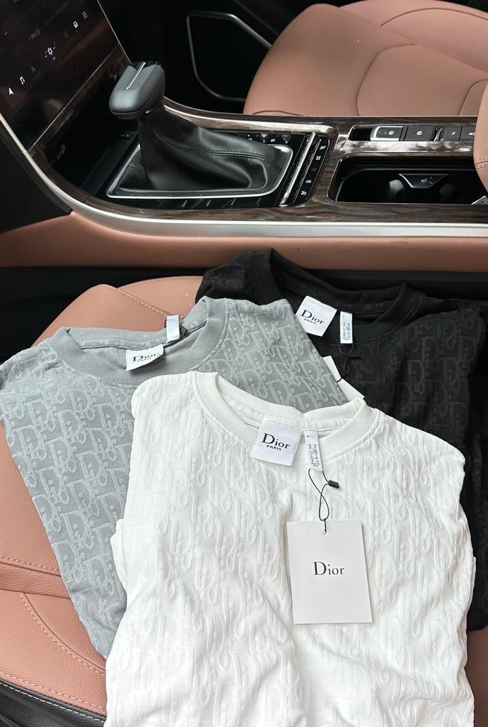 OID White Colour Monogram Premium Quality Tshirt 65612