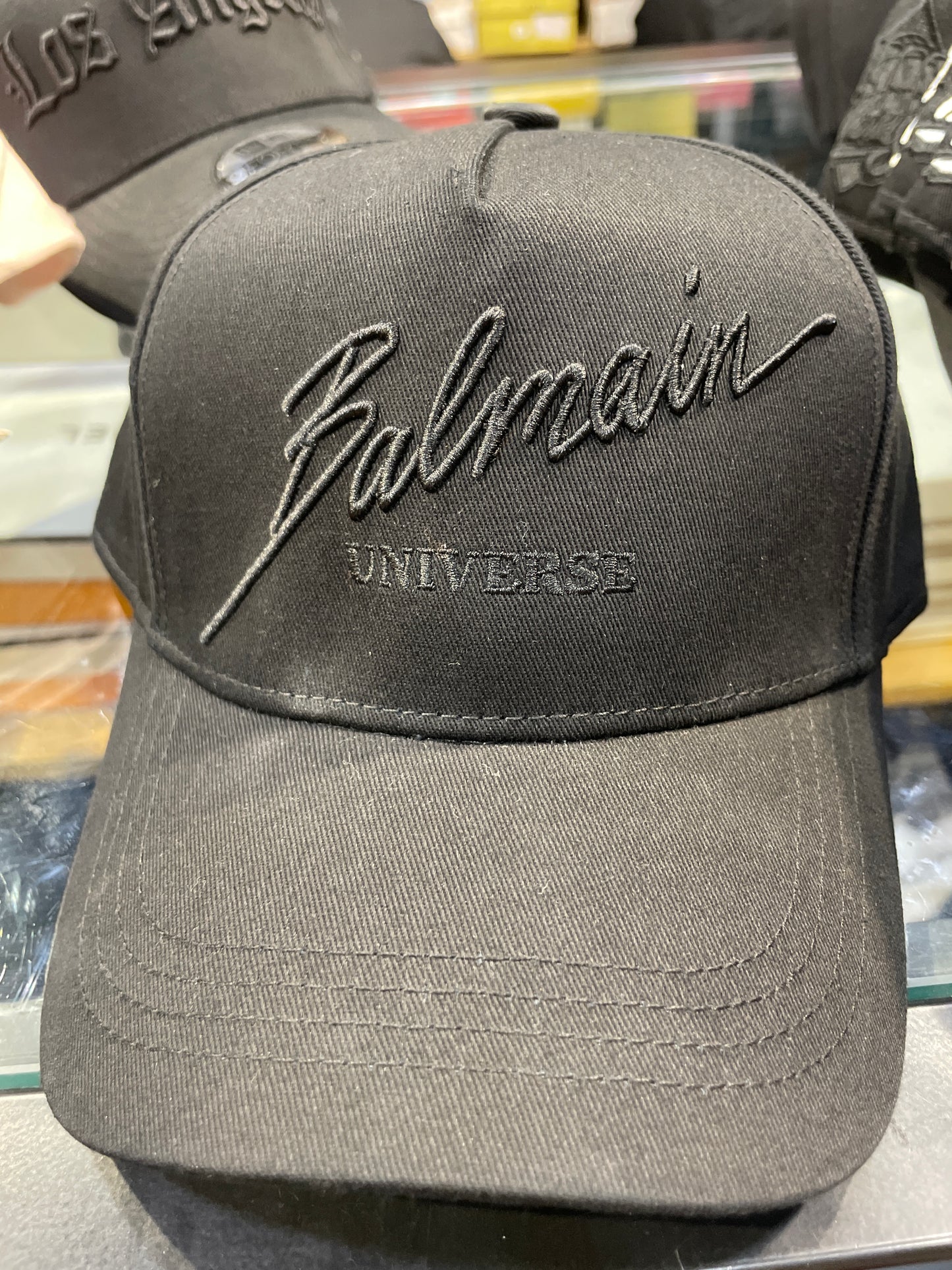 LAB BAL Black Colour Black Embroidery Imported China Cap 990788