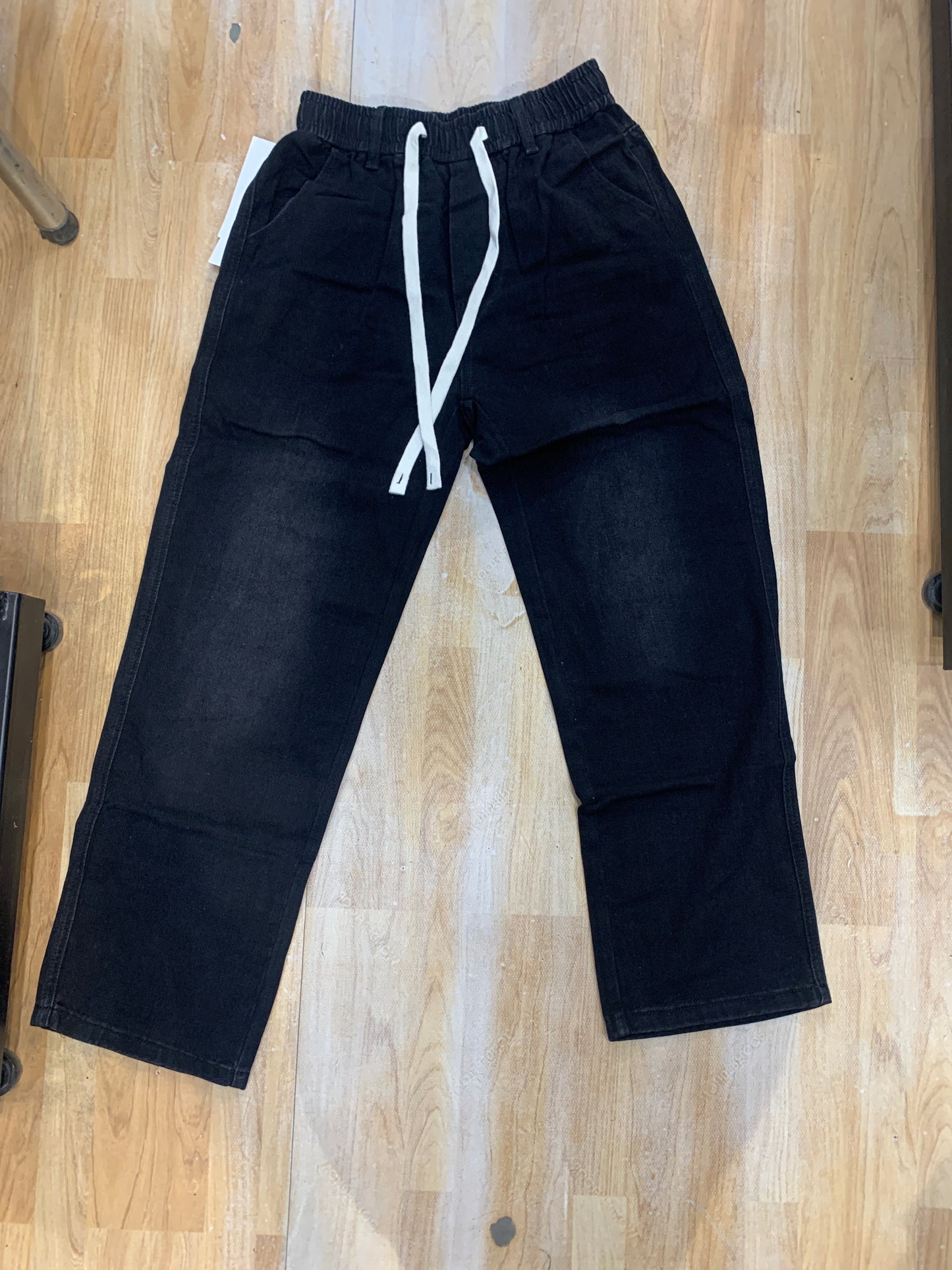 Denim Grey Black Stretch Fit Jogger Style 929-1