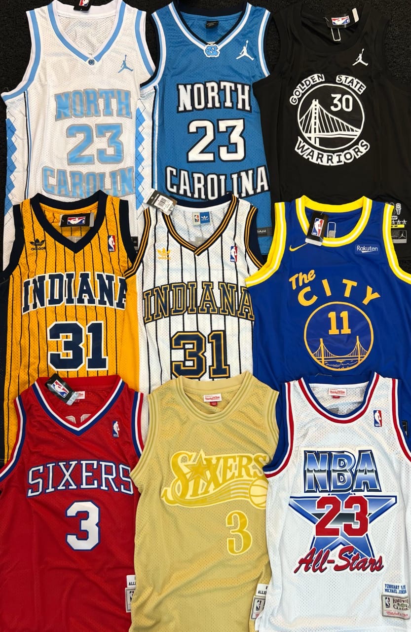 THOMPSON 11 The City Blue Colour Yellow Patch Basketball Jersey 988918