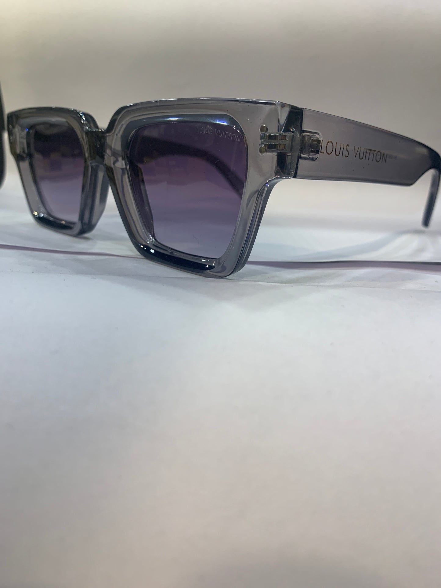 UOL Smoke Frame Black Shade Unisex Sunglasses W 12001 50 23 145 C2
