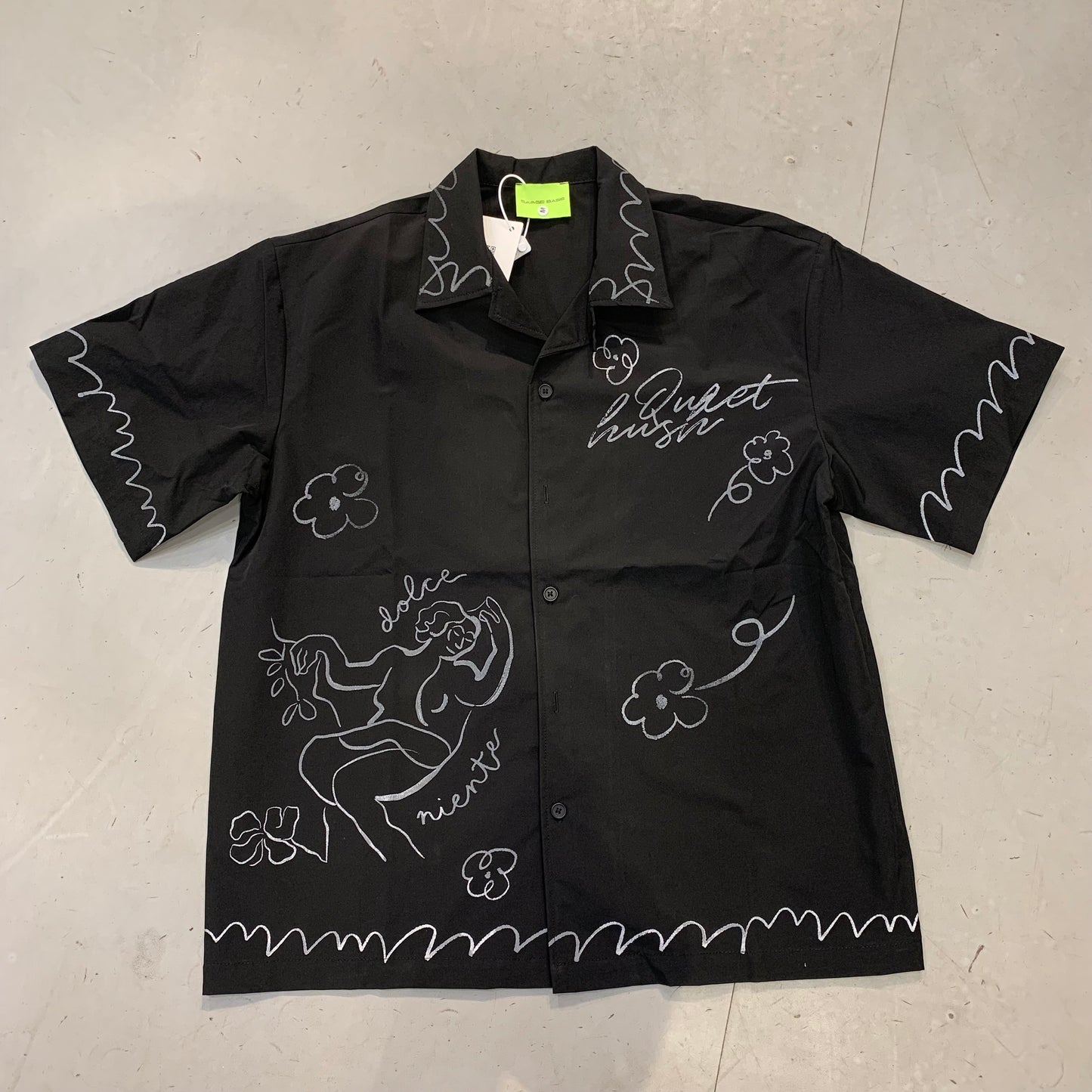 SAVAGE BASE Black Colour Gray print Imported Unisex Shirt YR9315