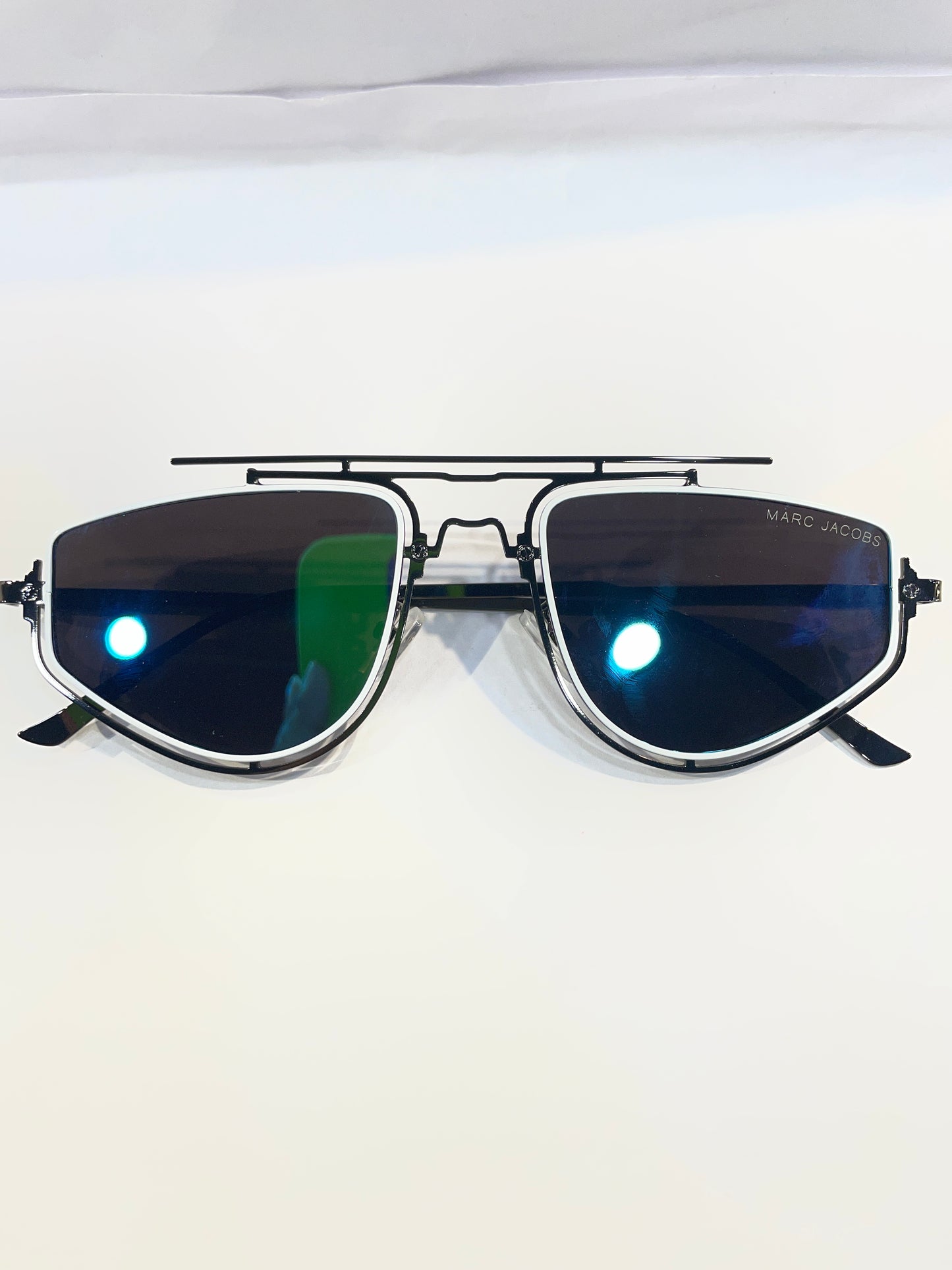 RAM Black Frame Blue Shade Unisex Sunglasses SUN261