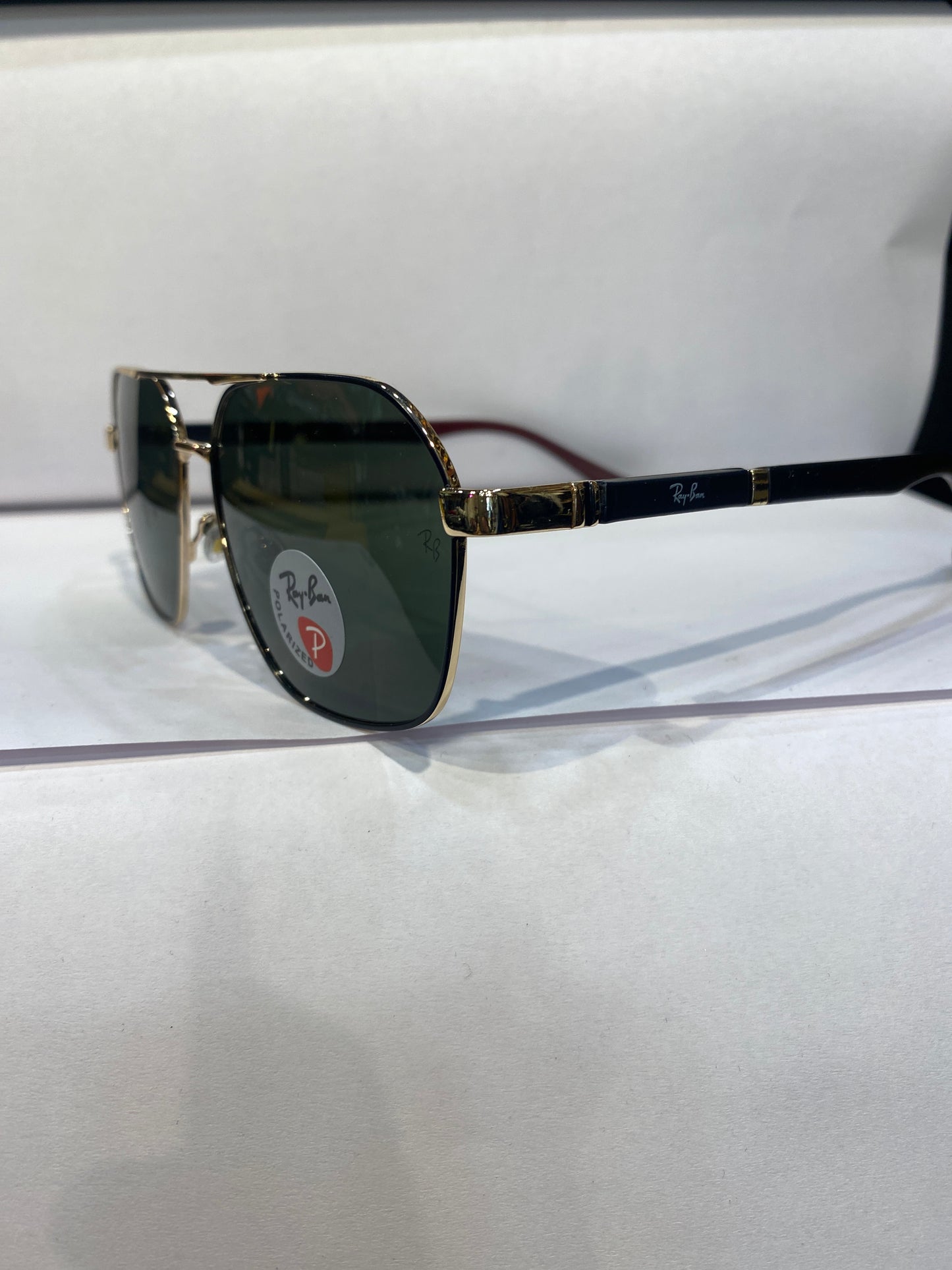 YAR RAY RB Gold Black Frame Green Shade Unisex Sunglass RB58391 59 16 142 C5