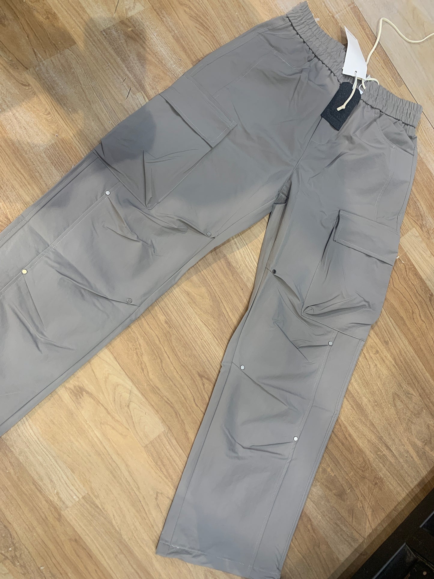 TUO GU Cargo Import Fabric Grey Colour Straight Fit 26001