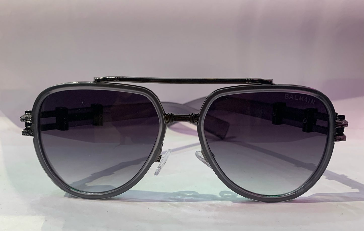 LAB Matt Grey Black Frame Grey Shade Unisex Sunglasses 98243 58 18-145