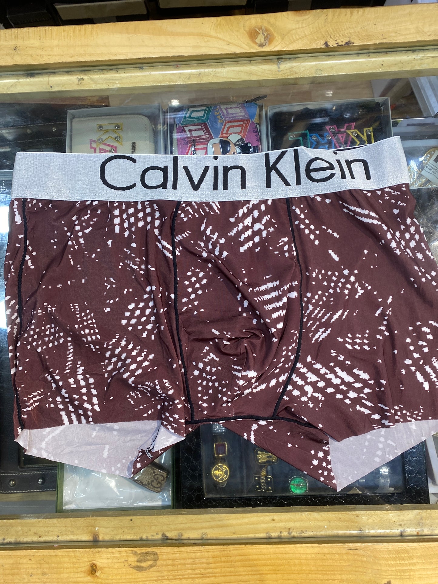 LAC CAL Brown Printed Premium Quality Imported Men’s Trunk 989253