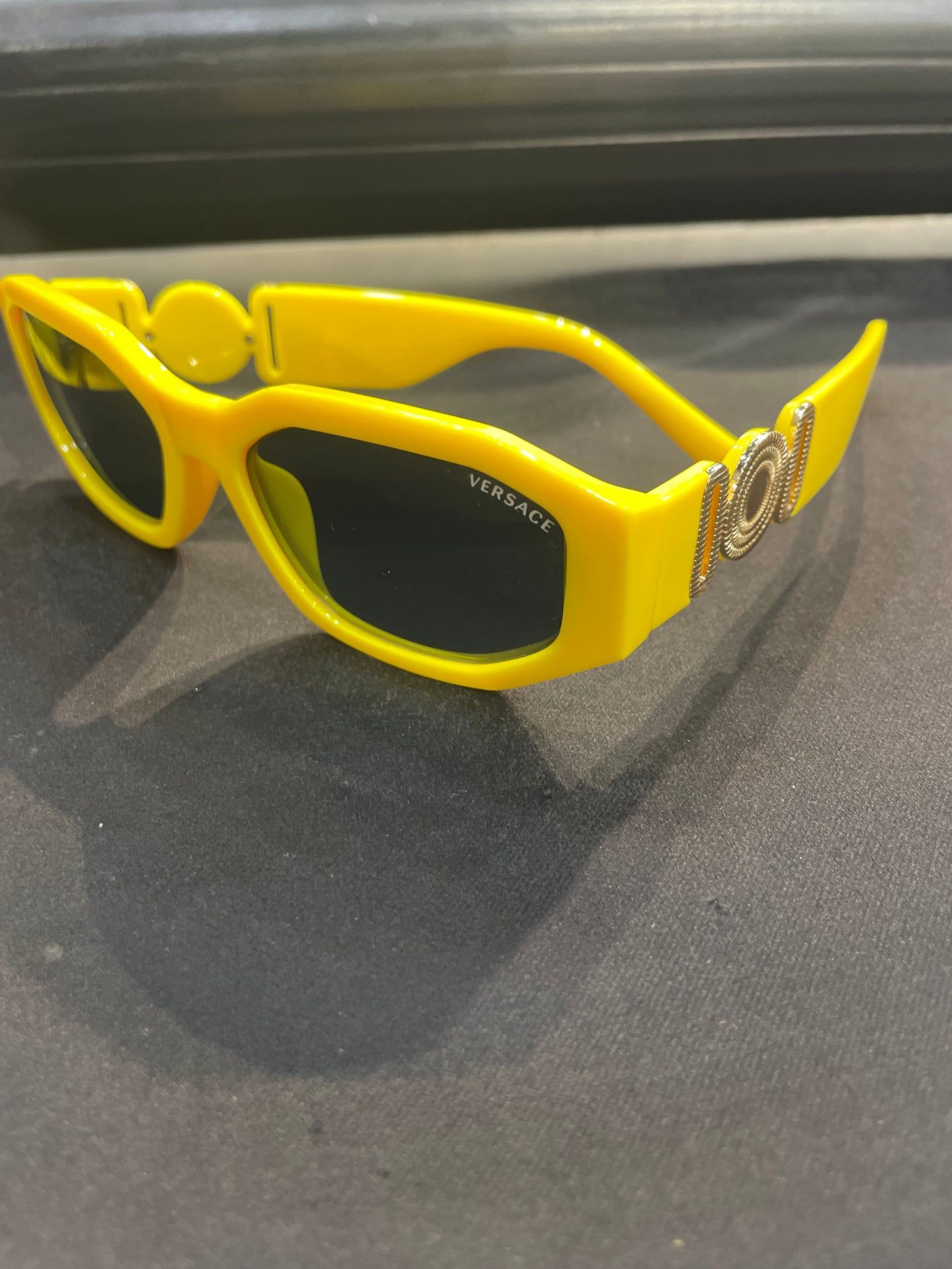 REV VER Yellow Frame Black Shade Unisex Sunglass 8723 54 18 141