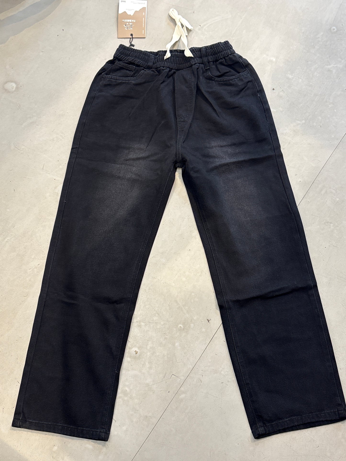 FS Fashion Black Faded Colour Denim Jogger Pant 2616