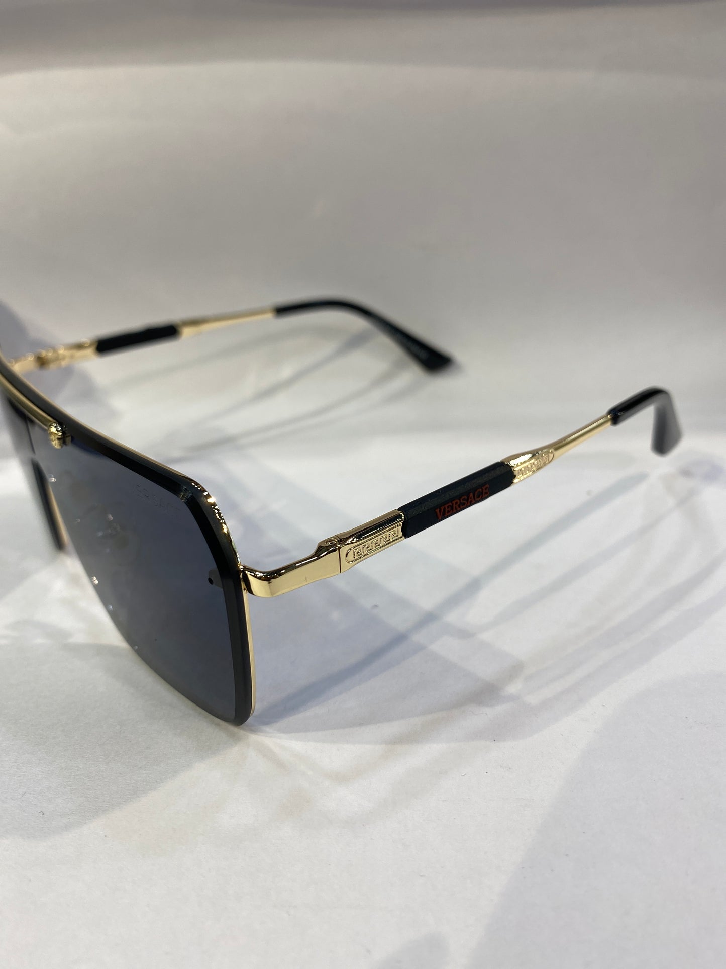 REV Golden Black Frame Black Shade Unisex Sunglass VE524/S C4 60 14 142