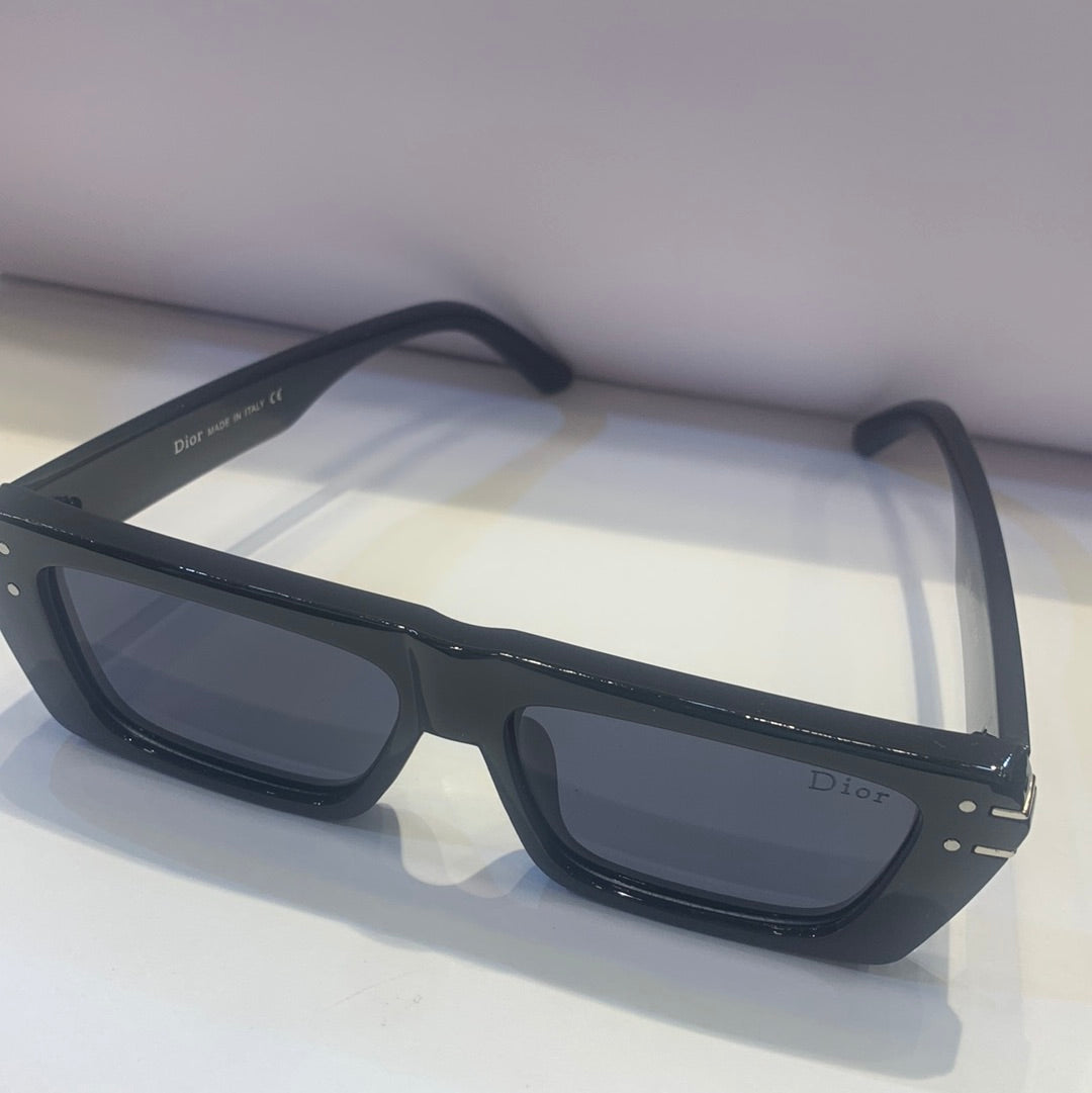 OID Black Frame Black Shade Unisex Branded Sunglasses D29 54 16-141