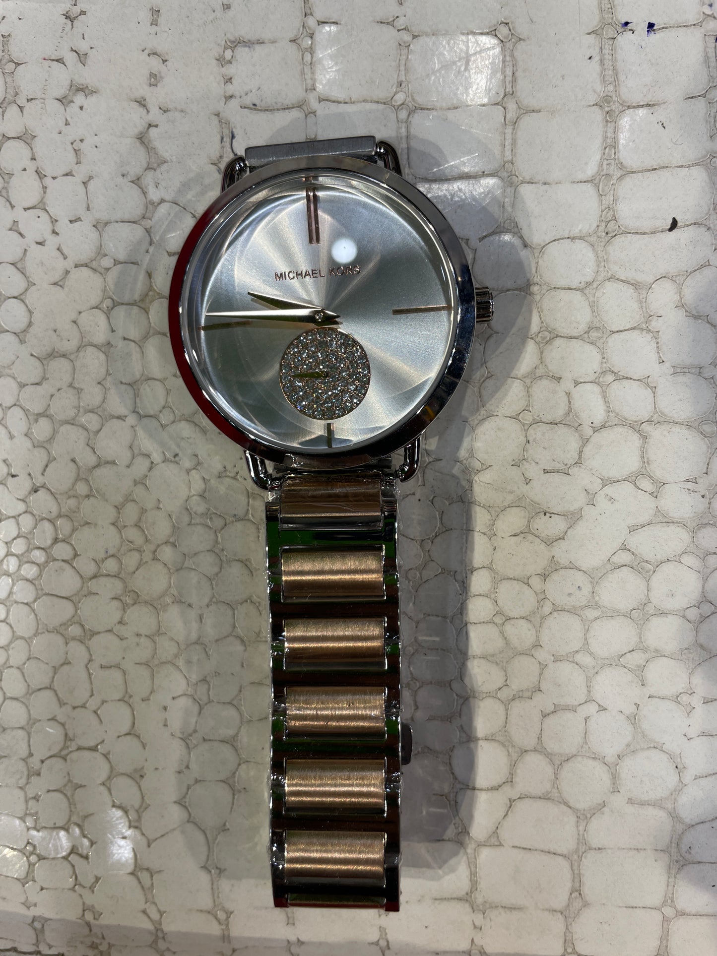 CIM Silver Copper Chain White Dial Ladies Watch 990945