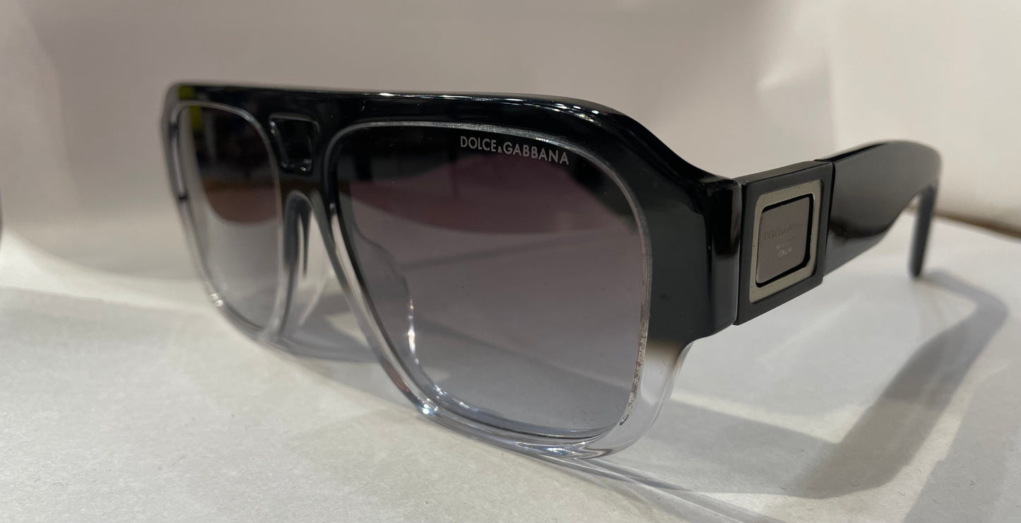 LOD DOL Black Trancy Frame Black Shade Premium Quality Unisex Sunglass DG4506 502/73 58 16 145 3N