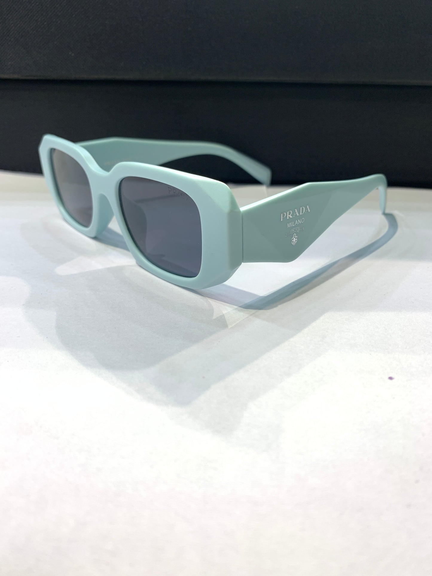 ARP Teal Green Frame Black Shade Sunglass 8679 50 20-143