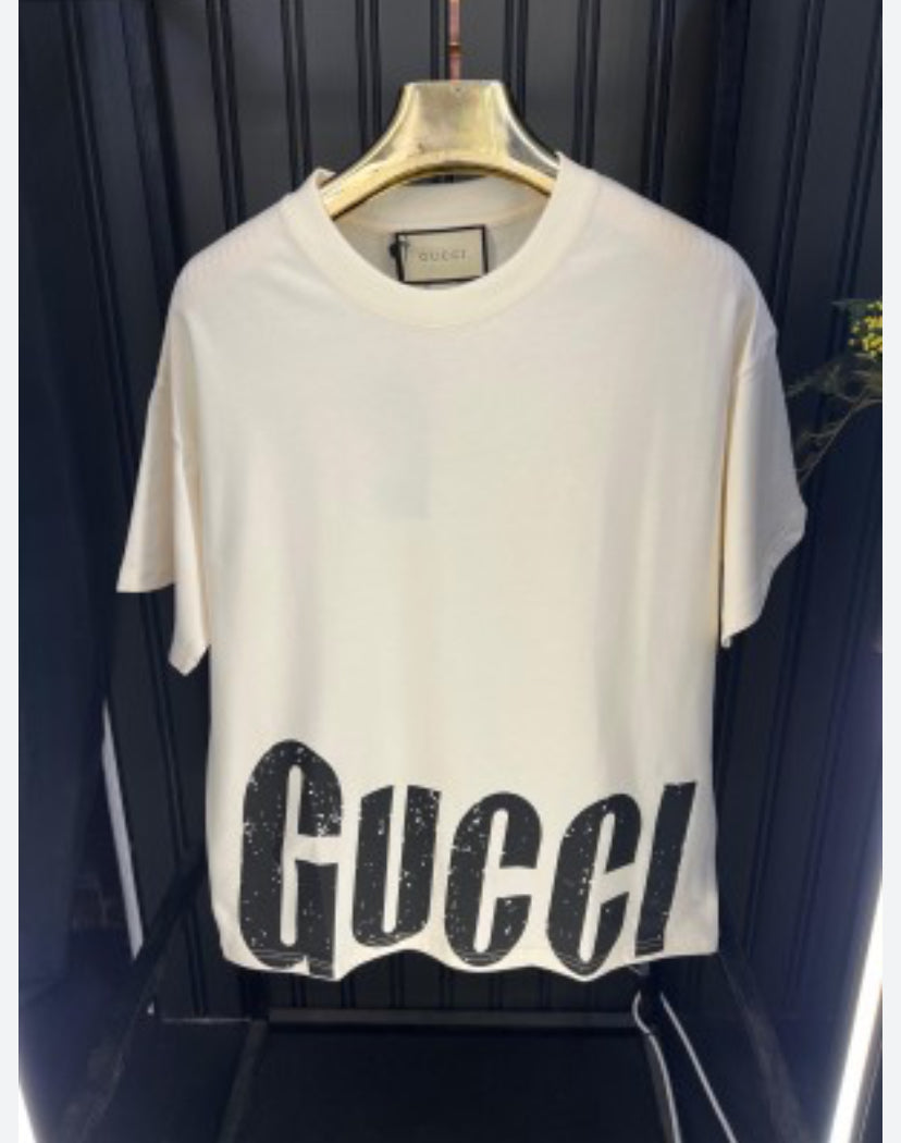 CUG Ceam Colour With CUG Print Premium Quality Heavy Cotton Fabric Tshirt 98200