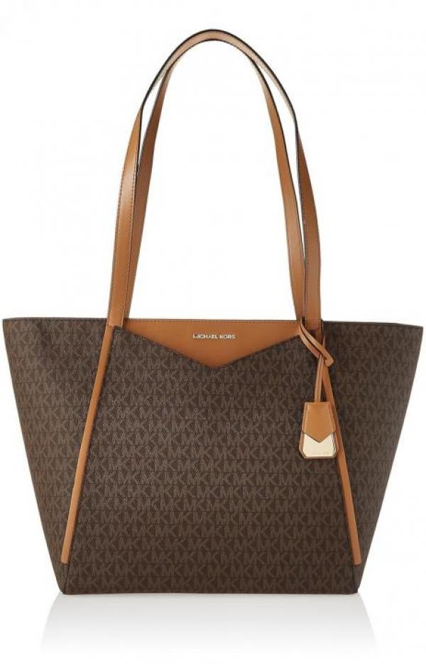 CIM Brown KM Print Premium Tote Bag 0679#