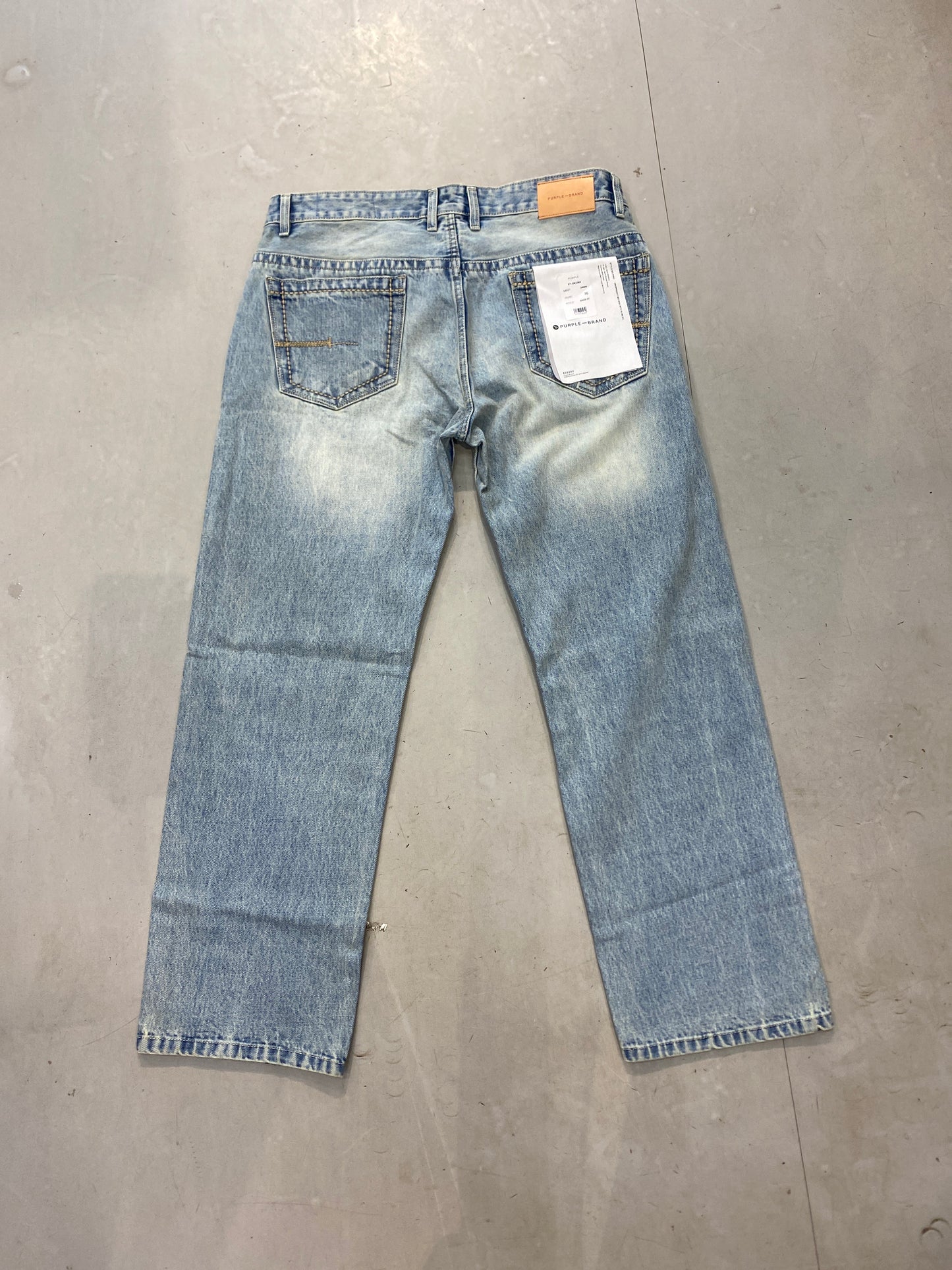 RUP PUR Faded Blue Colour Comfort Baggy Men’s Jeans 5030