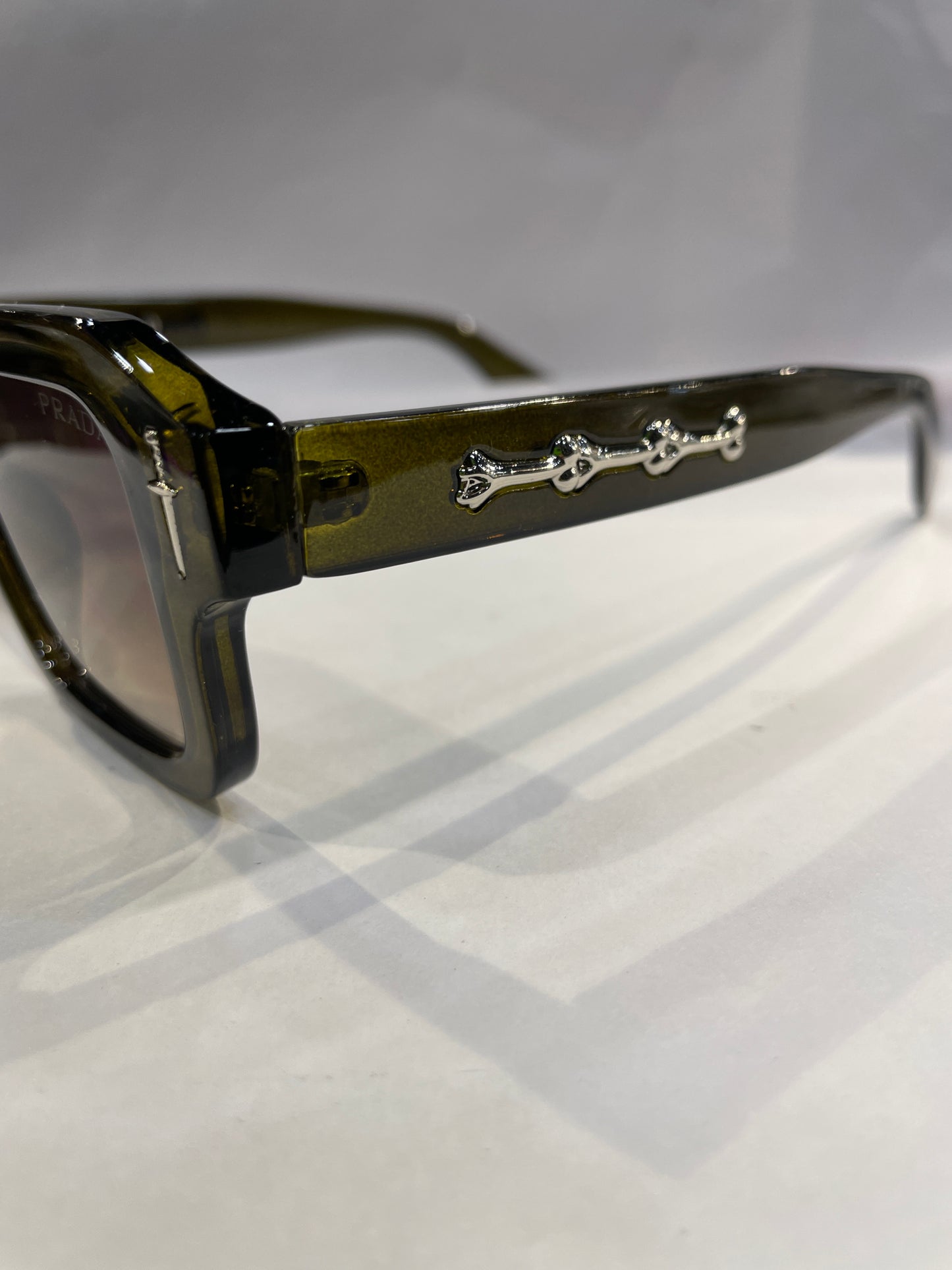 ARP PRA Green Frame Green Shade Unisex Sunglasses SUN269