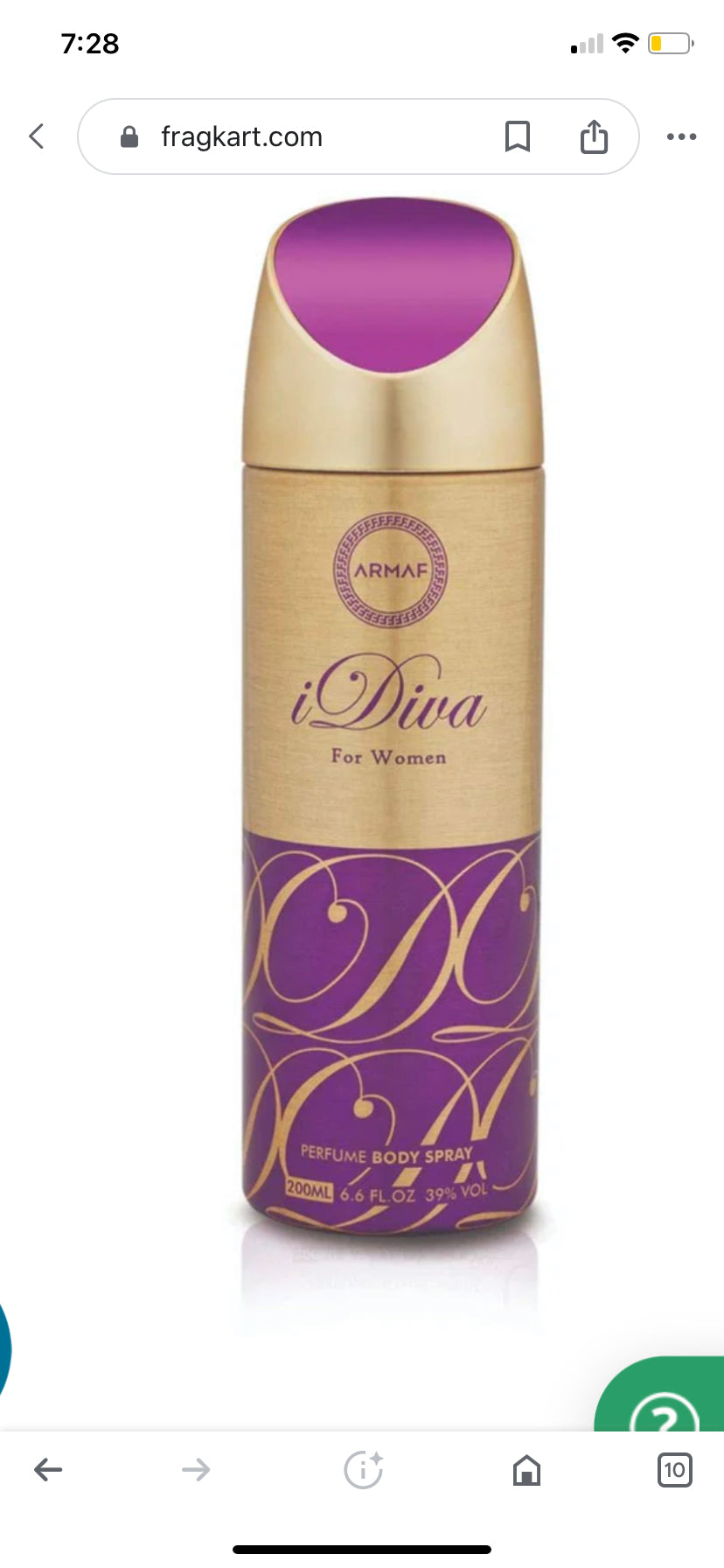 I Diva For Women Armaf Deo 200ml