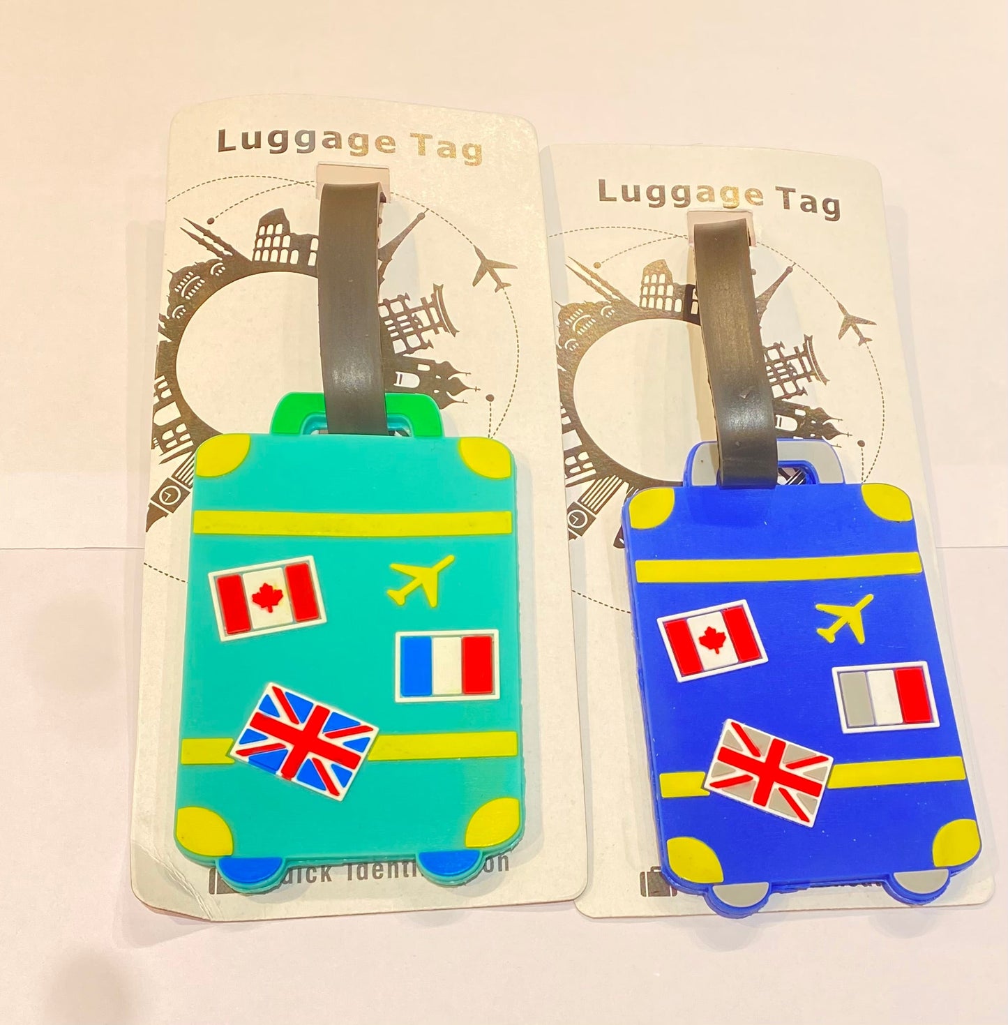 Luggage Tag Ice Green Blue Colour 987553