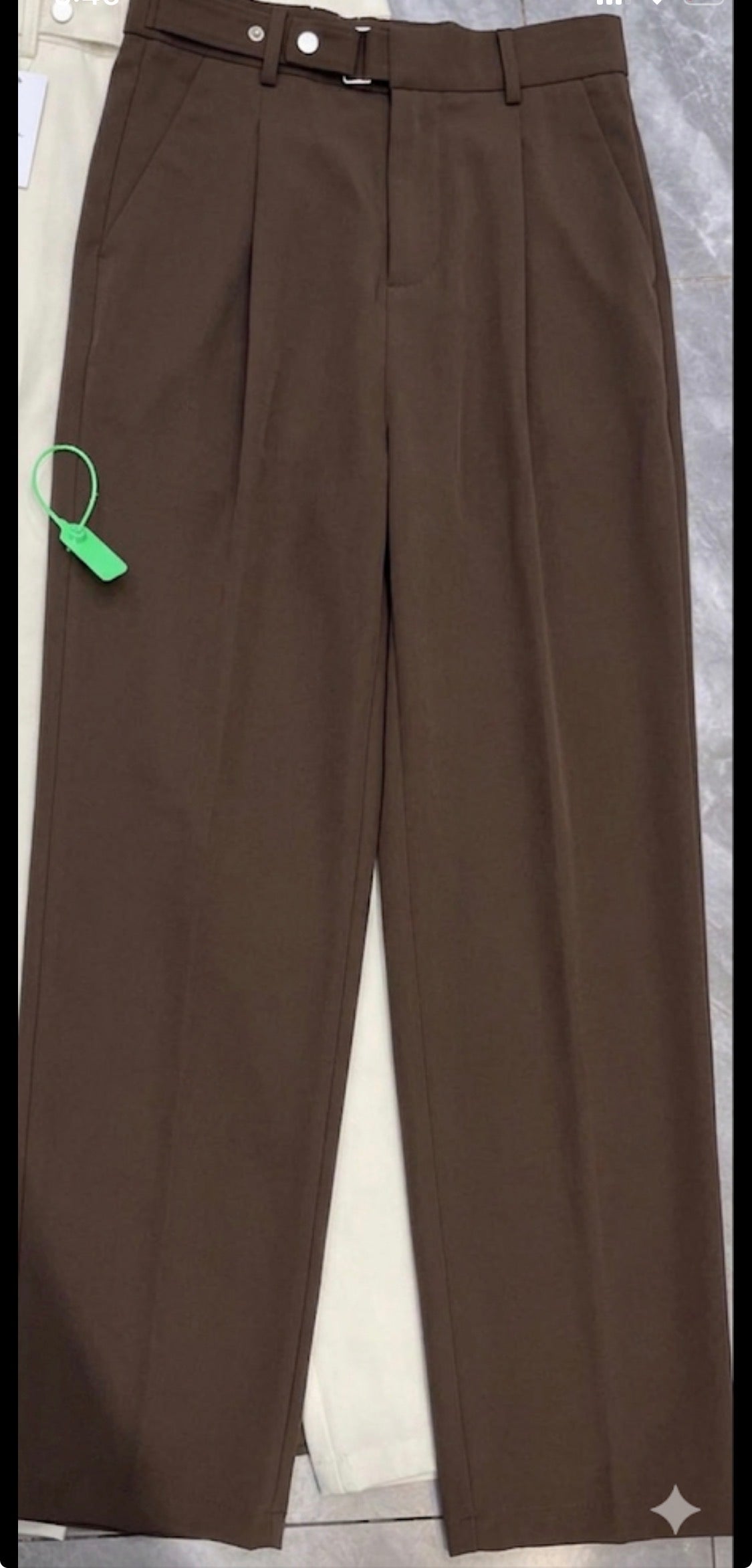 J.JN Brown Colour Premium Quality ImpKorean Pant Straight Fit J025K-3