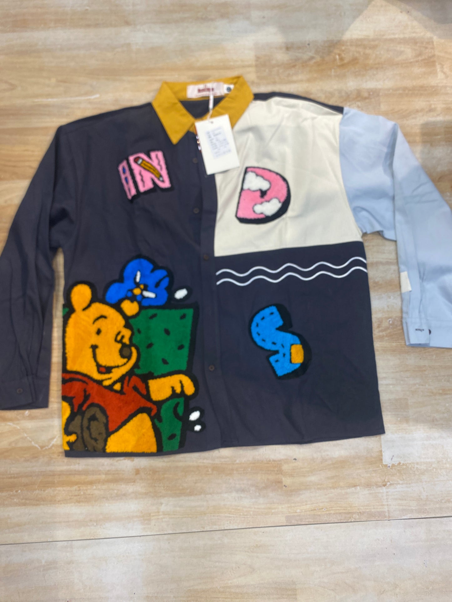 Mazakimyee Shirt Black White Anime Print R3001